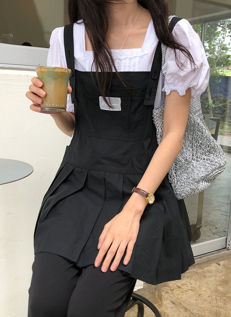 ドゥロワー drawer コットンスクエアネックピンタックブラウス コットンスクエアネックピンタックブラウス