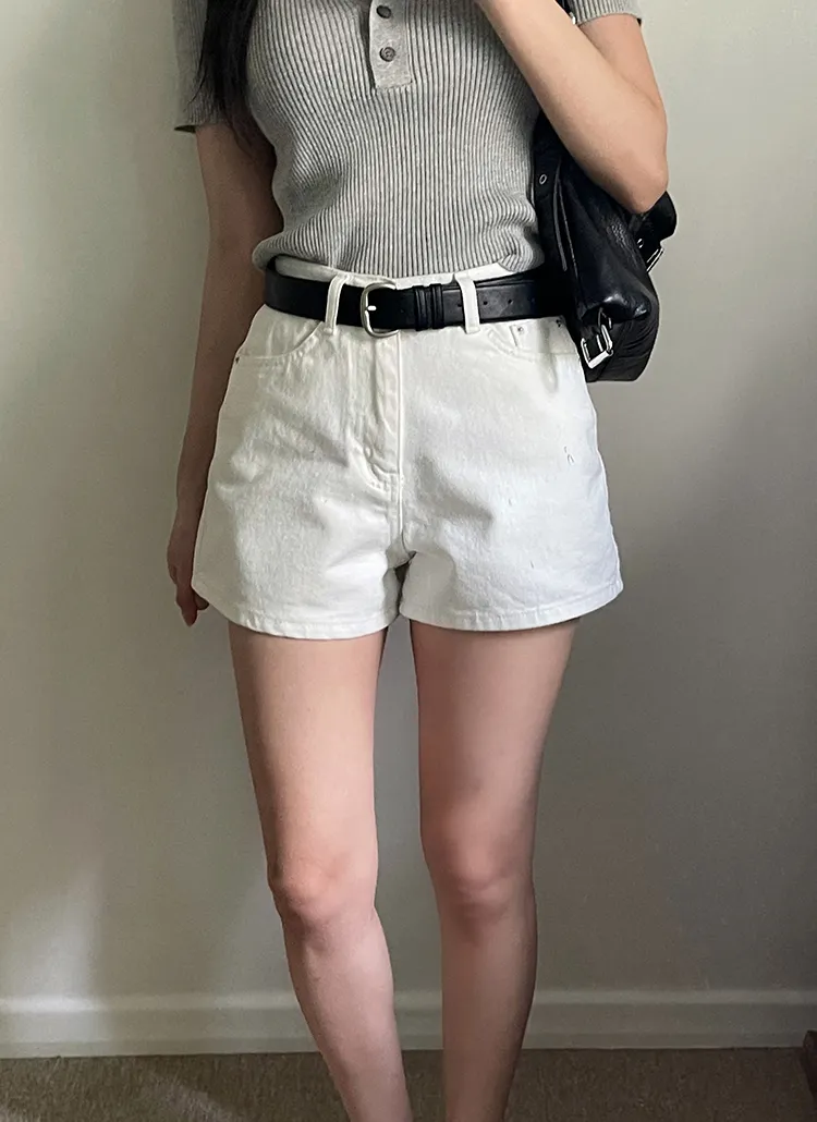 コットンAラインショートショートパンツ | yefit | 詳細画像1