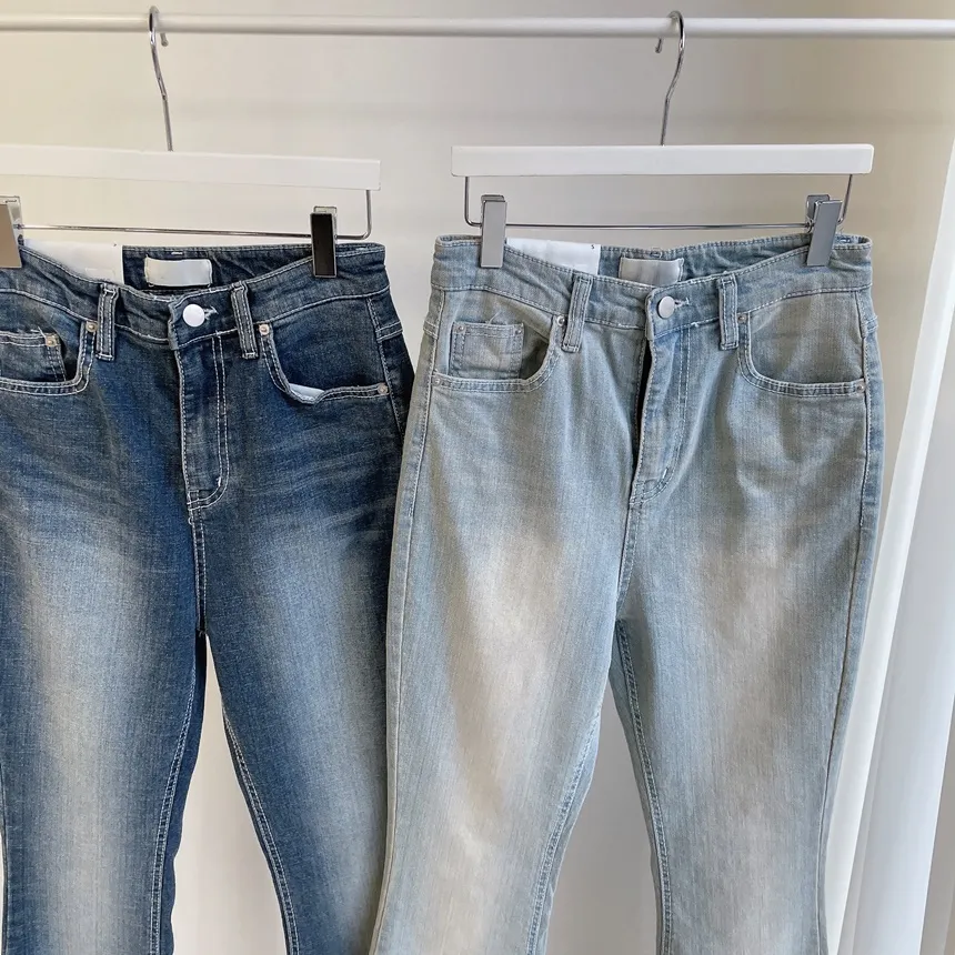 ウォッシングブーツカットデニムパンツ | mirangmirang | 詳細画像45