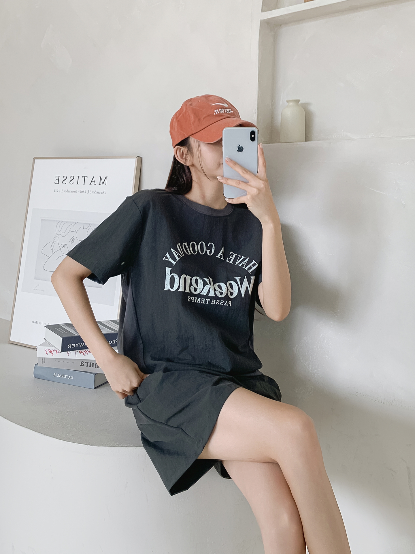 ラウンドネックウエストゴムプリントTシャツハーフパンツ | 詳細画像16