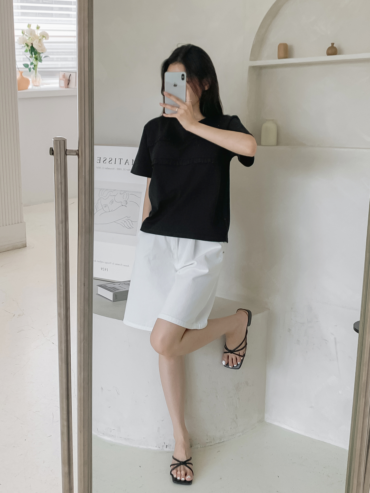 ラウンドネックフリル半袖Tシャツ | 詳細画像29