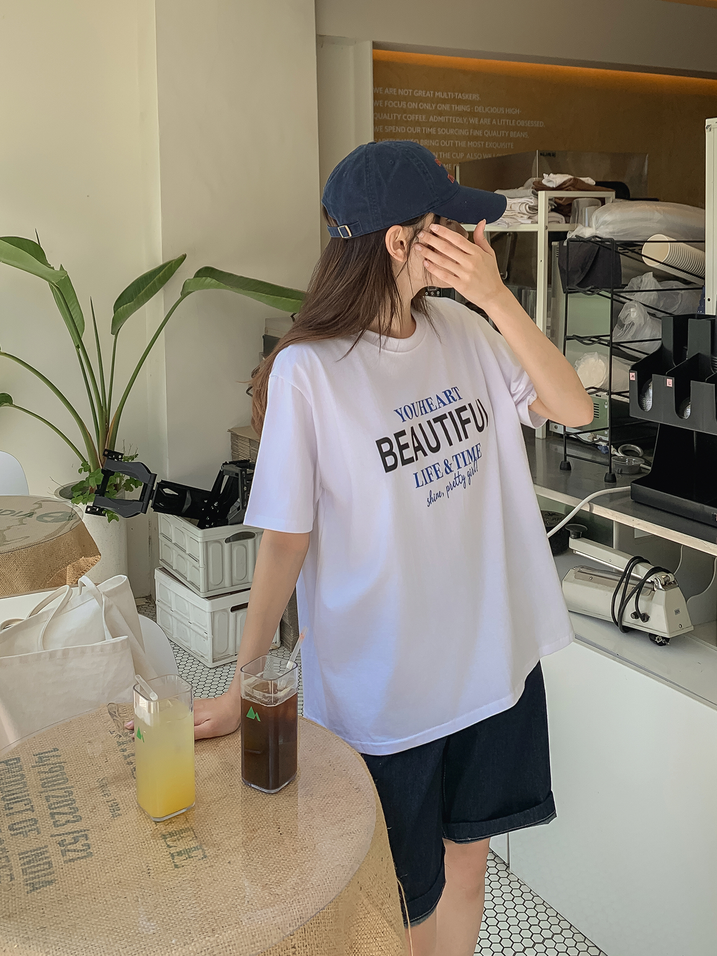 ラウンドネック半袖プリントTシャツ | 詳細画像2