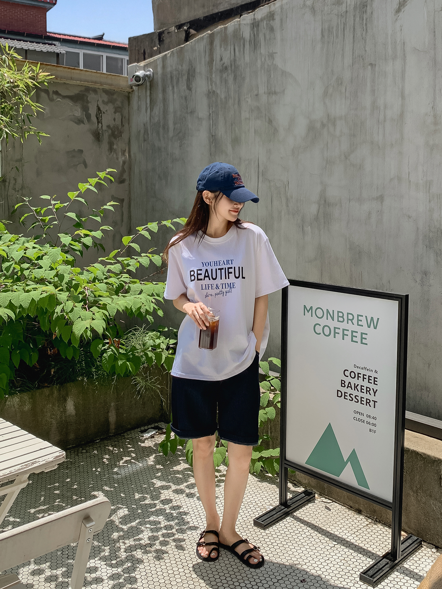 ラウンドネック半袖プリントTシャツ | 詳細画像11