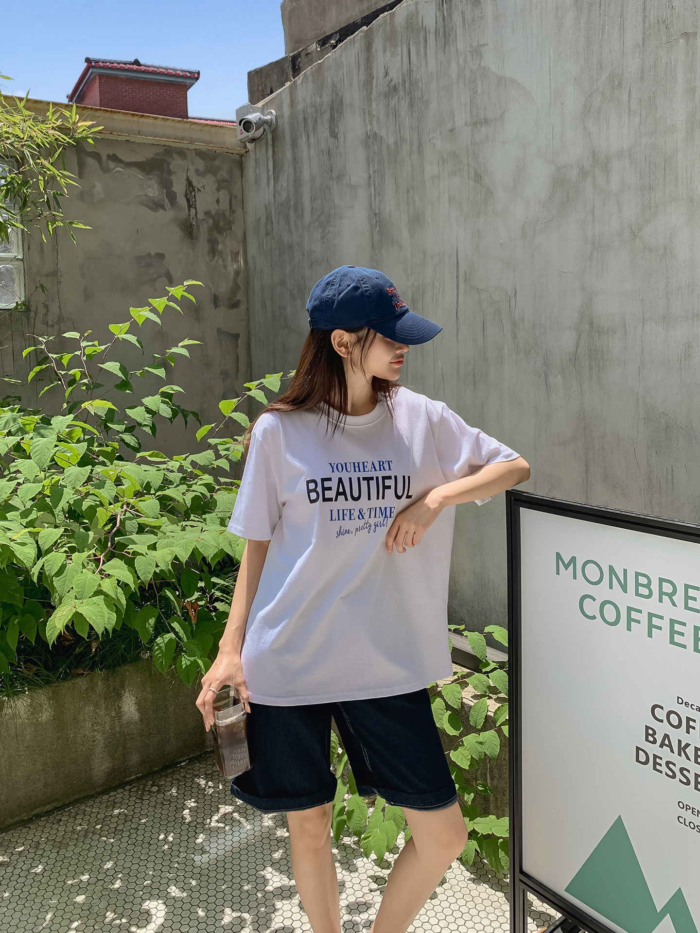 ラウンドネック半袖プリントTシャツ | 詳細画像12