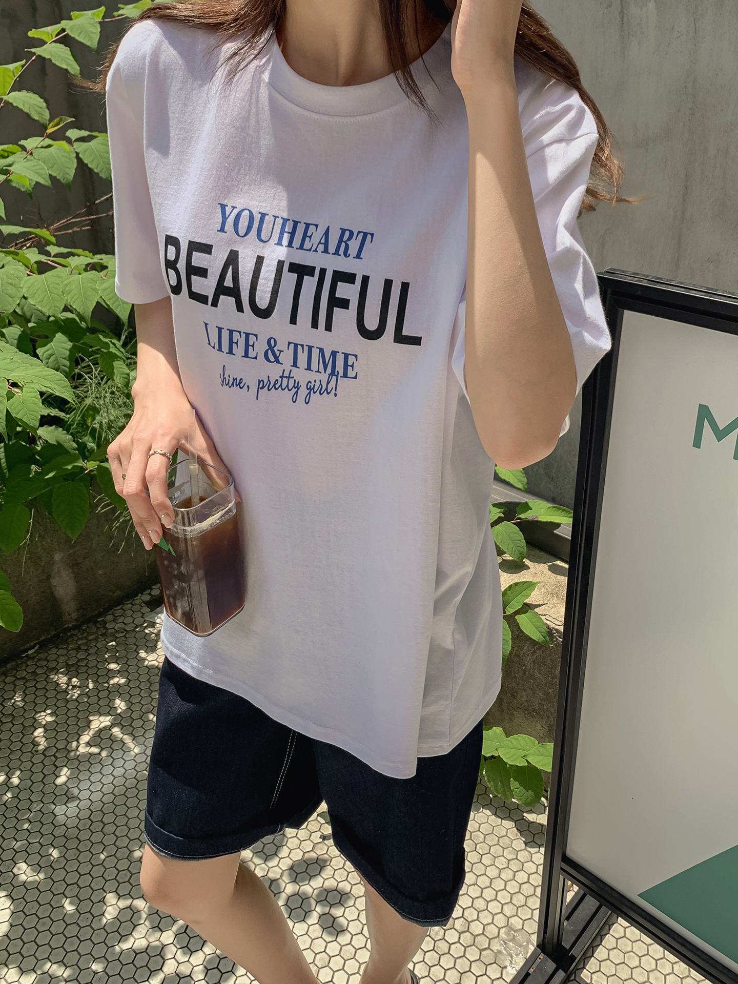 ラウンドネック半袖プリントTシャツ | 詳細画像6