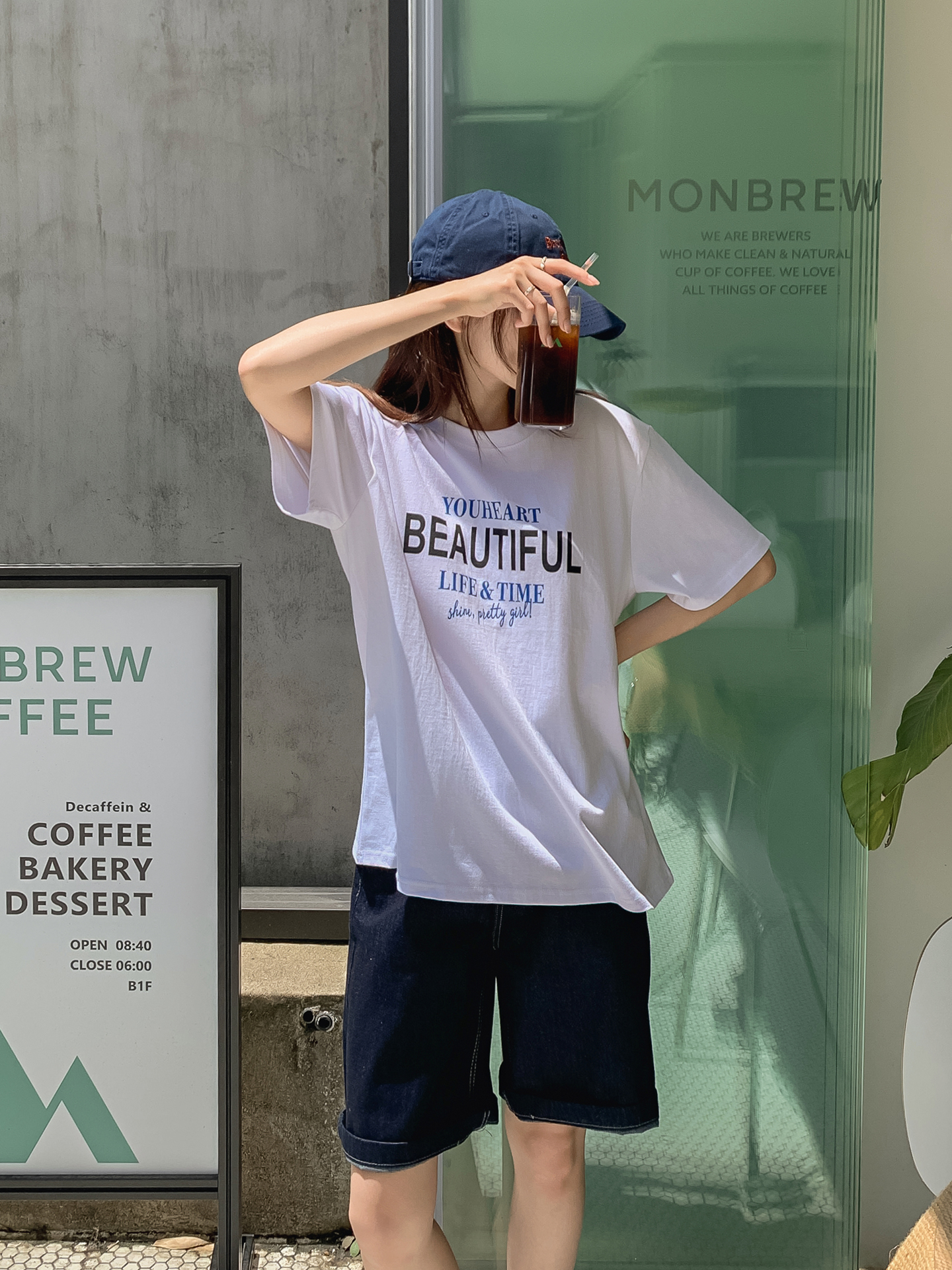 ラウンドネック半袖プリントTシャツ | 詳細画像7