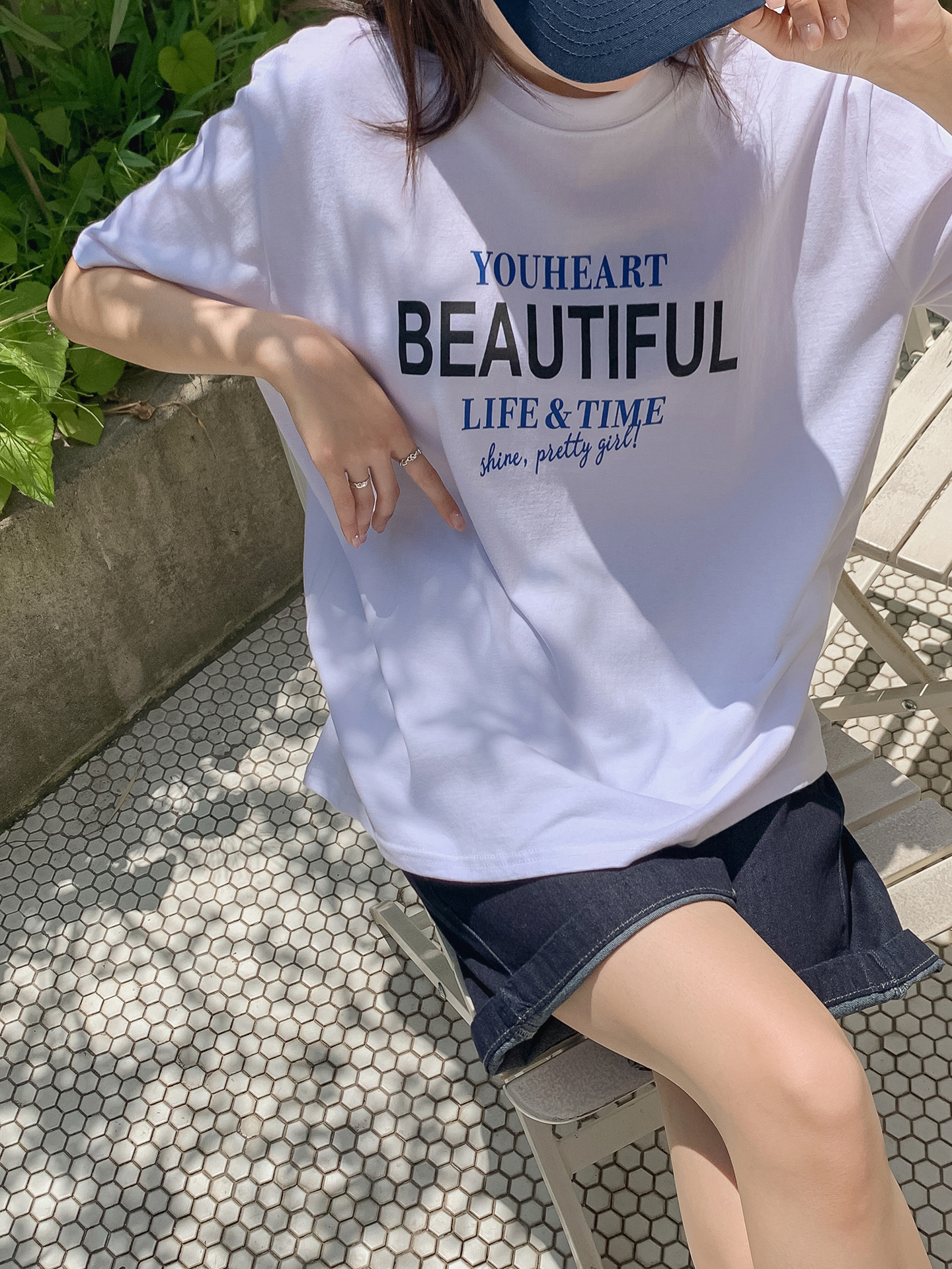 ラウンドネック半袖プリントTシャツ | 詳細画像15