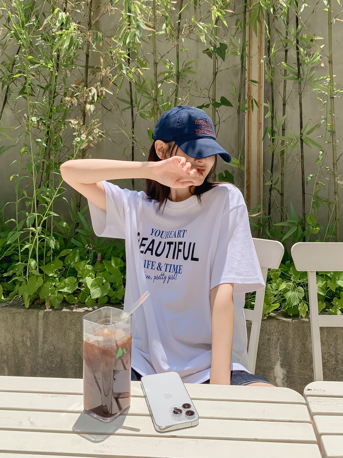 ラウンドネック半袖プリントTシャツ | 詳細画像17