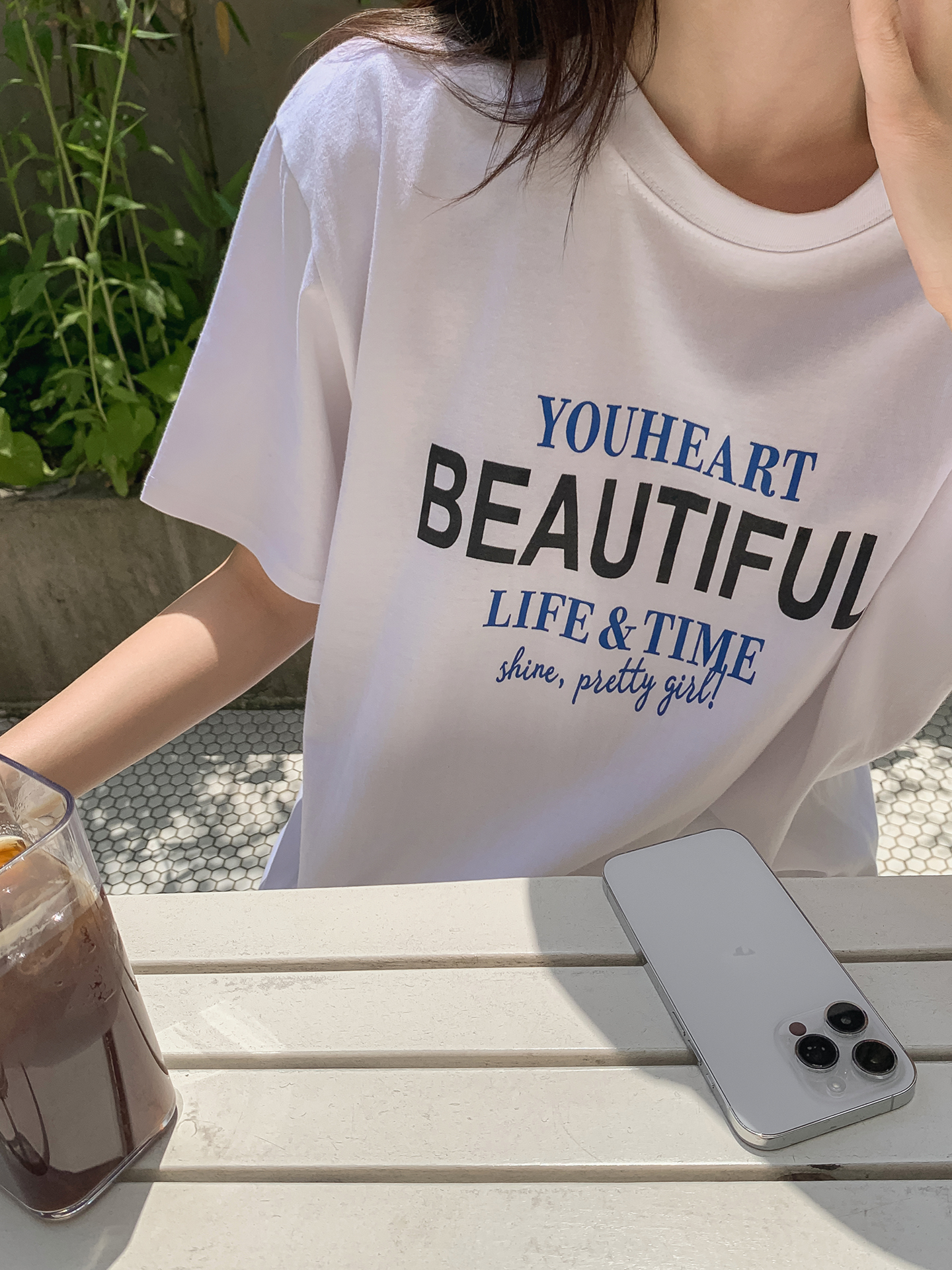 ラウンドネック半袖プリントTシャツ | 詳細画像8