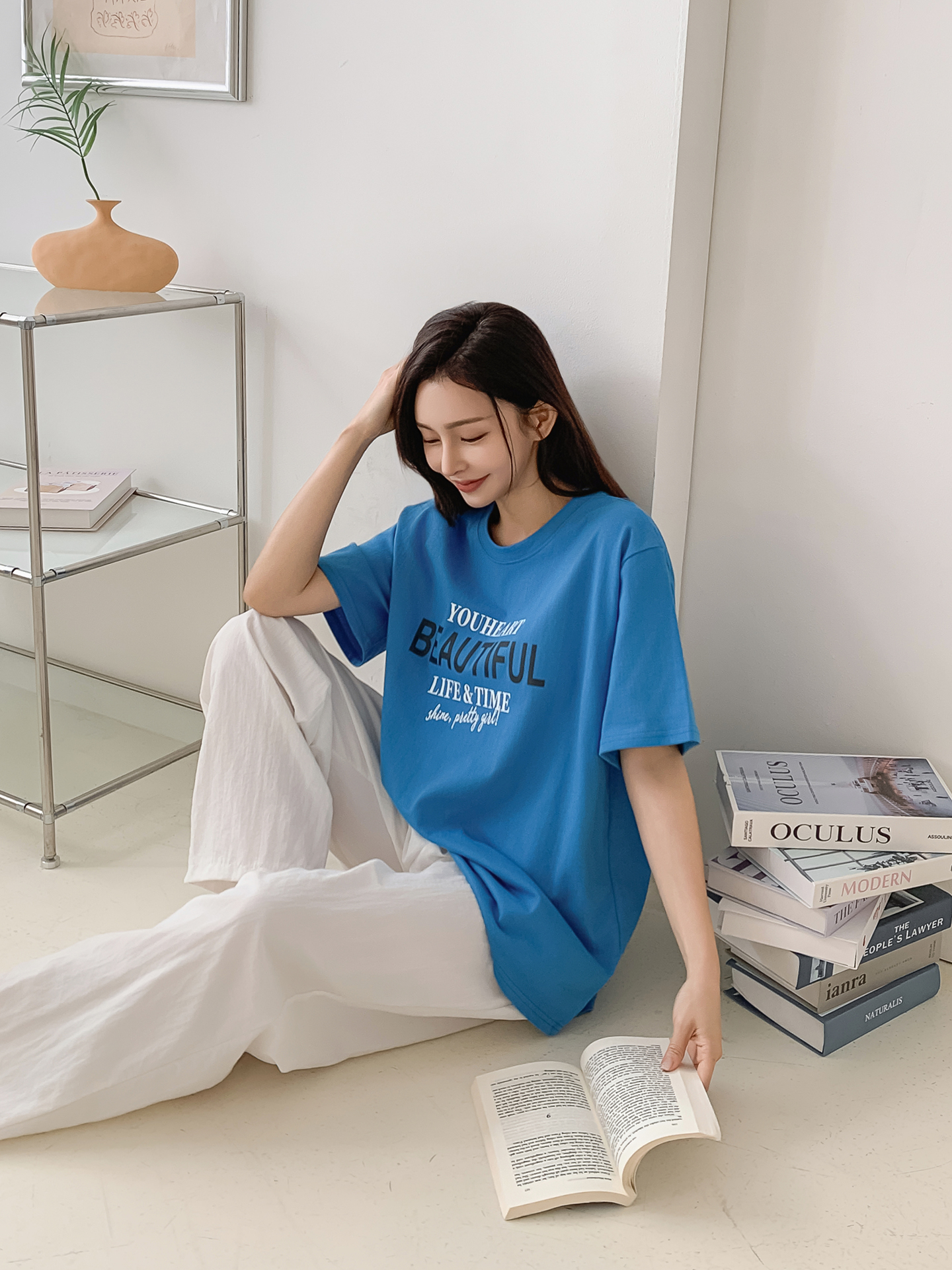 ラウンドネック半袖プリントTシャツ | 詳細画像26