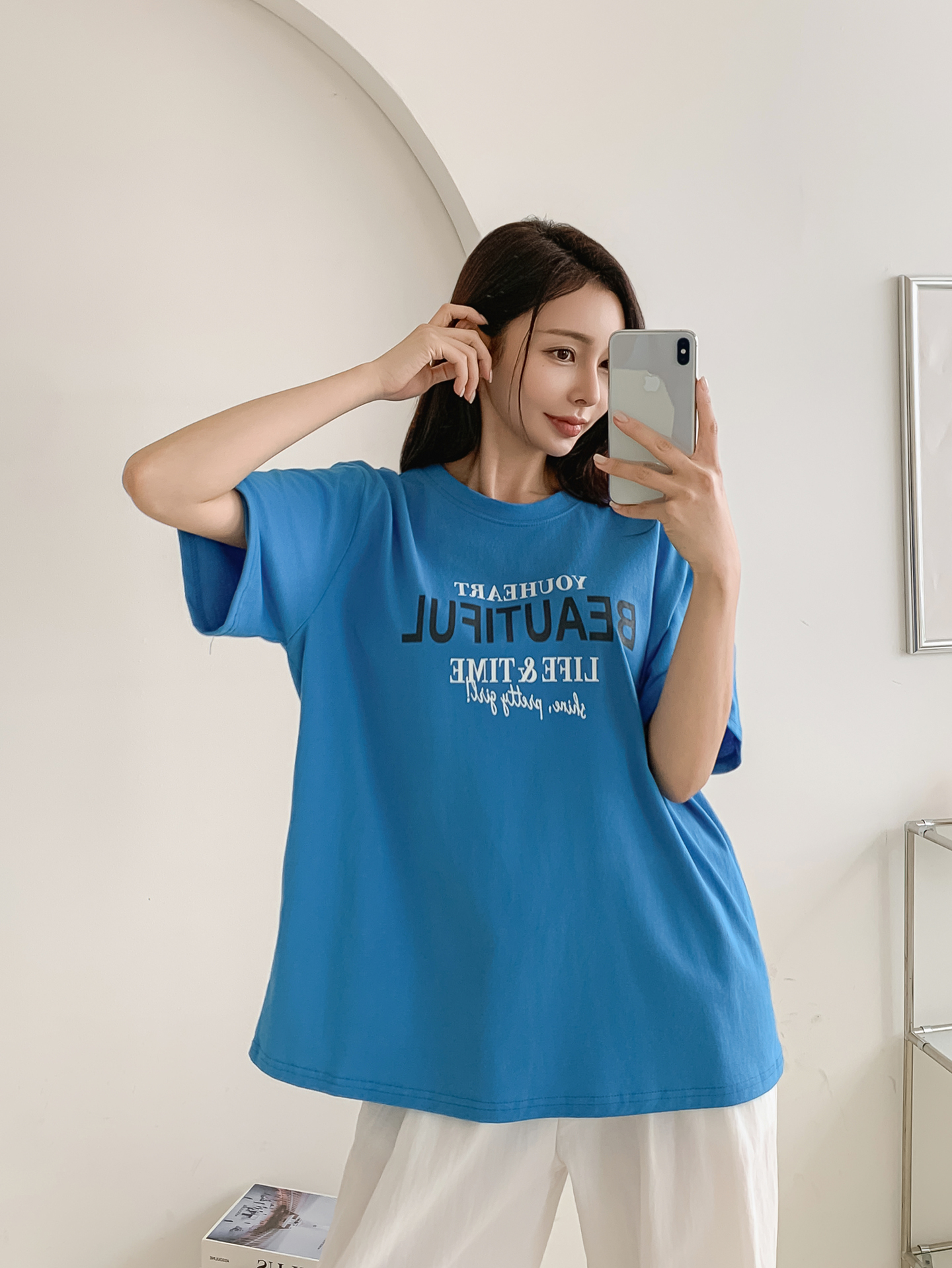 ラウンドネック半袖プリントTシャツ | 詳細画像27