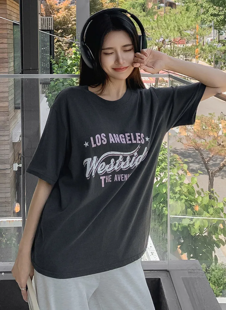 ダメージ半袖プリントTシャツ | 詳細画像1