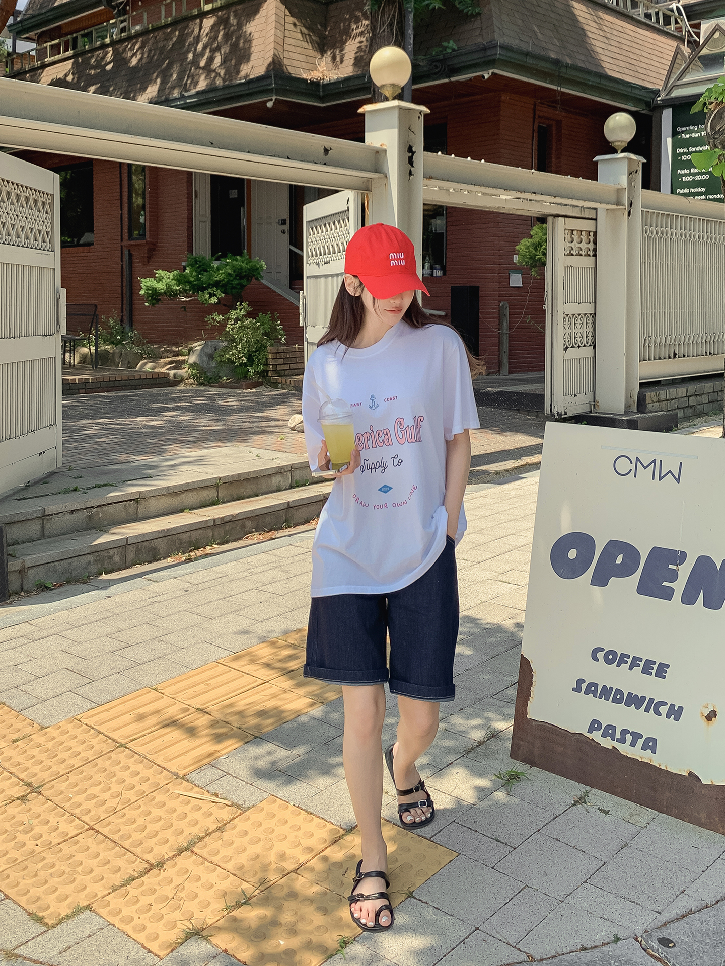 ラウンドネック半袖プリントTシャツ | 詳細画像3
