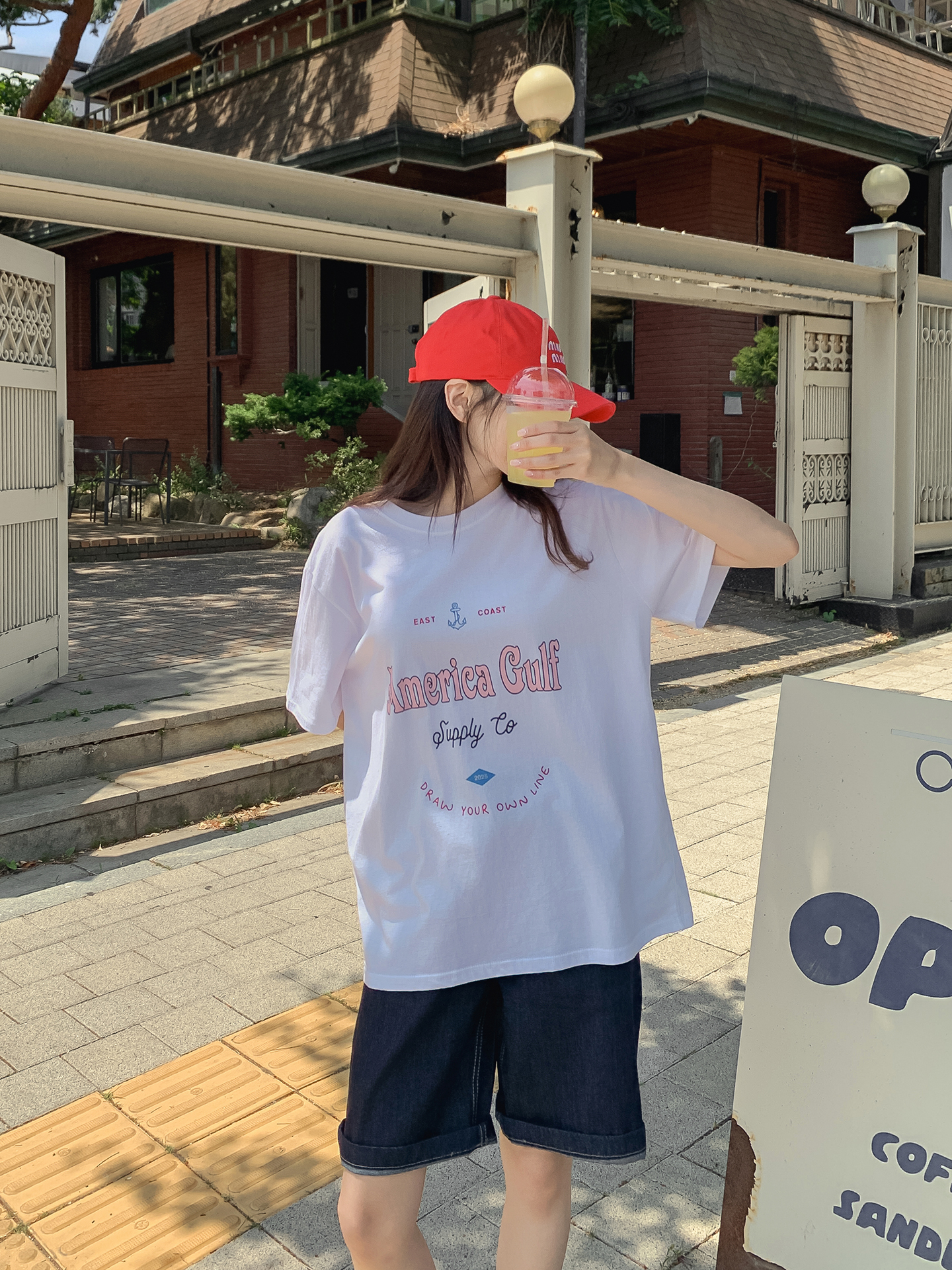 ラウンドネック半袖プリントTシャツ | 詳細画像4