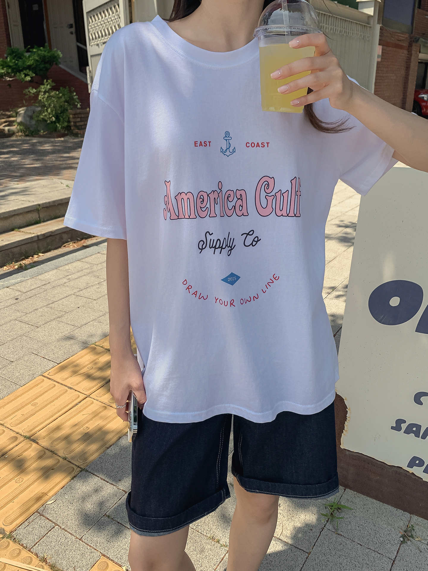 ラウンドネック半袖プリントTシャツ | 詳細画像2