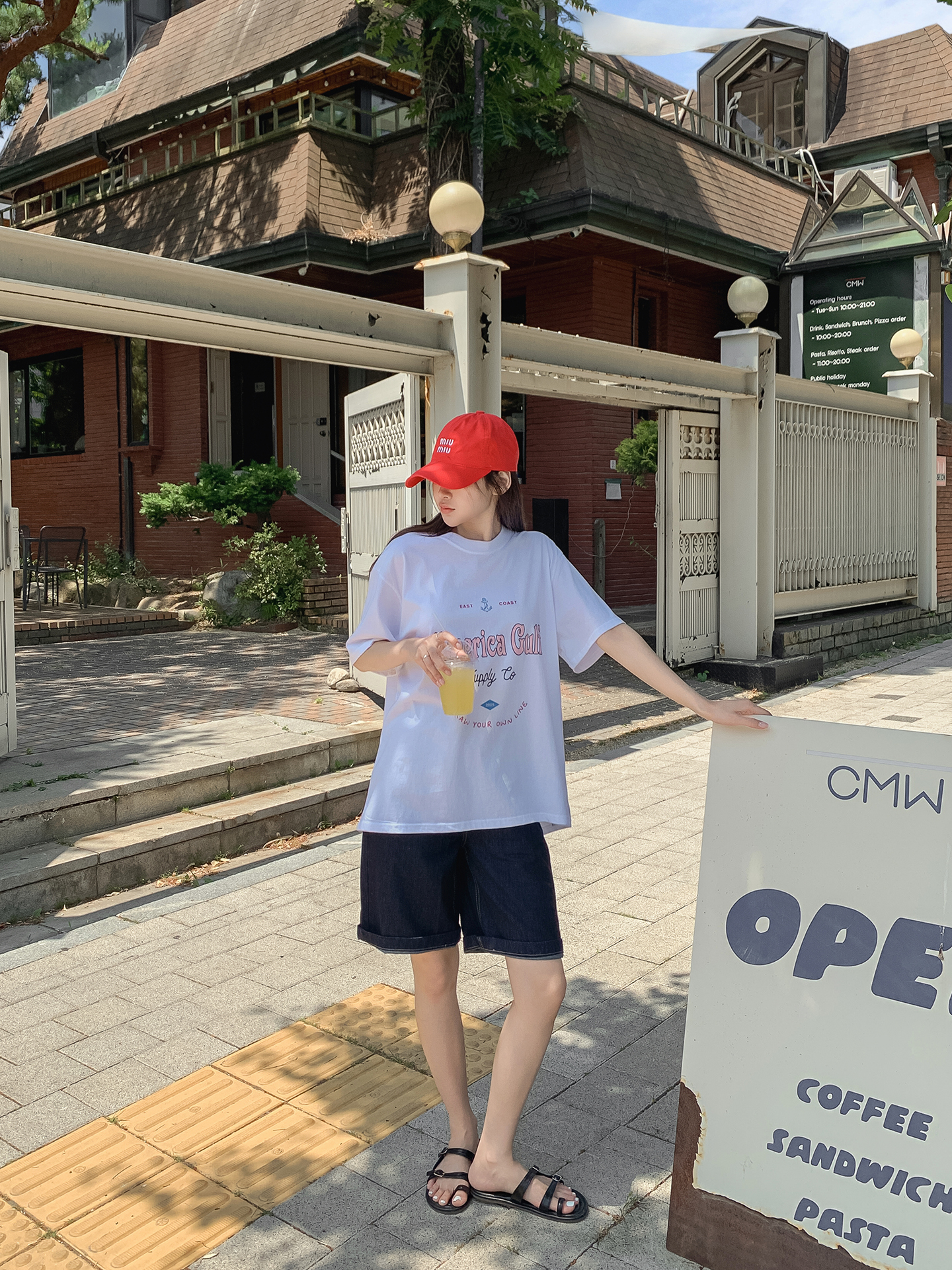 ラウンドネック半袖プリントTシャツ | 詳細画像6