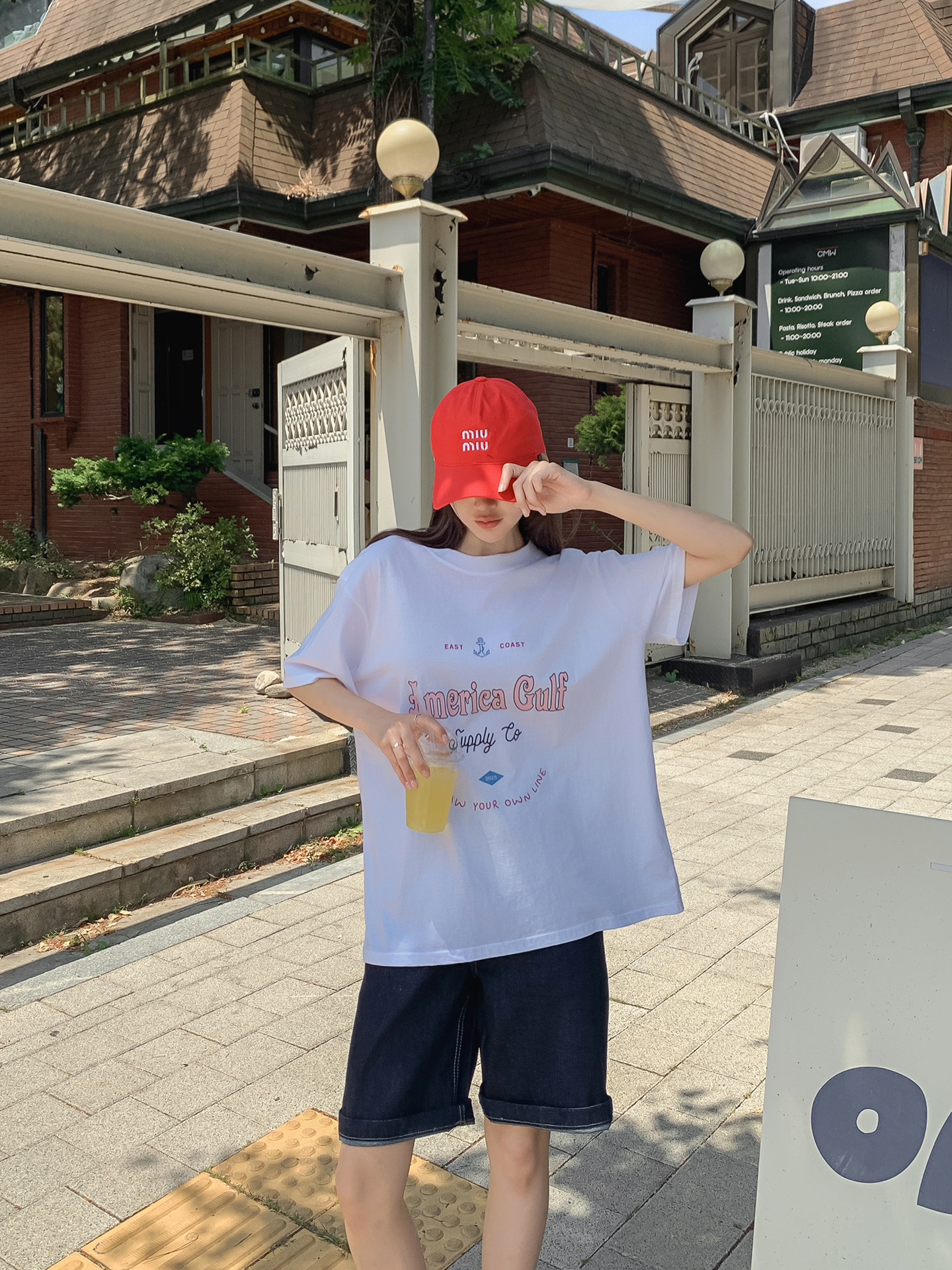 ラウンドネック半袖プリントTシャツ | 詳細画像7