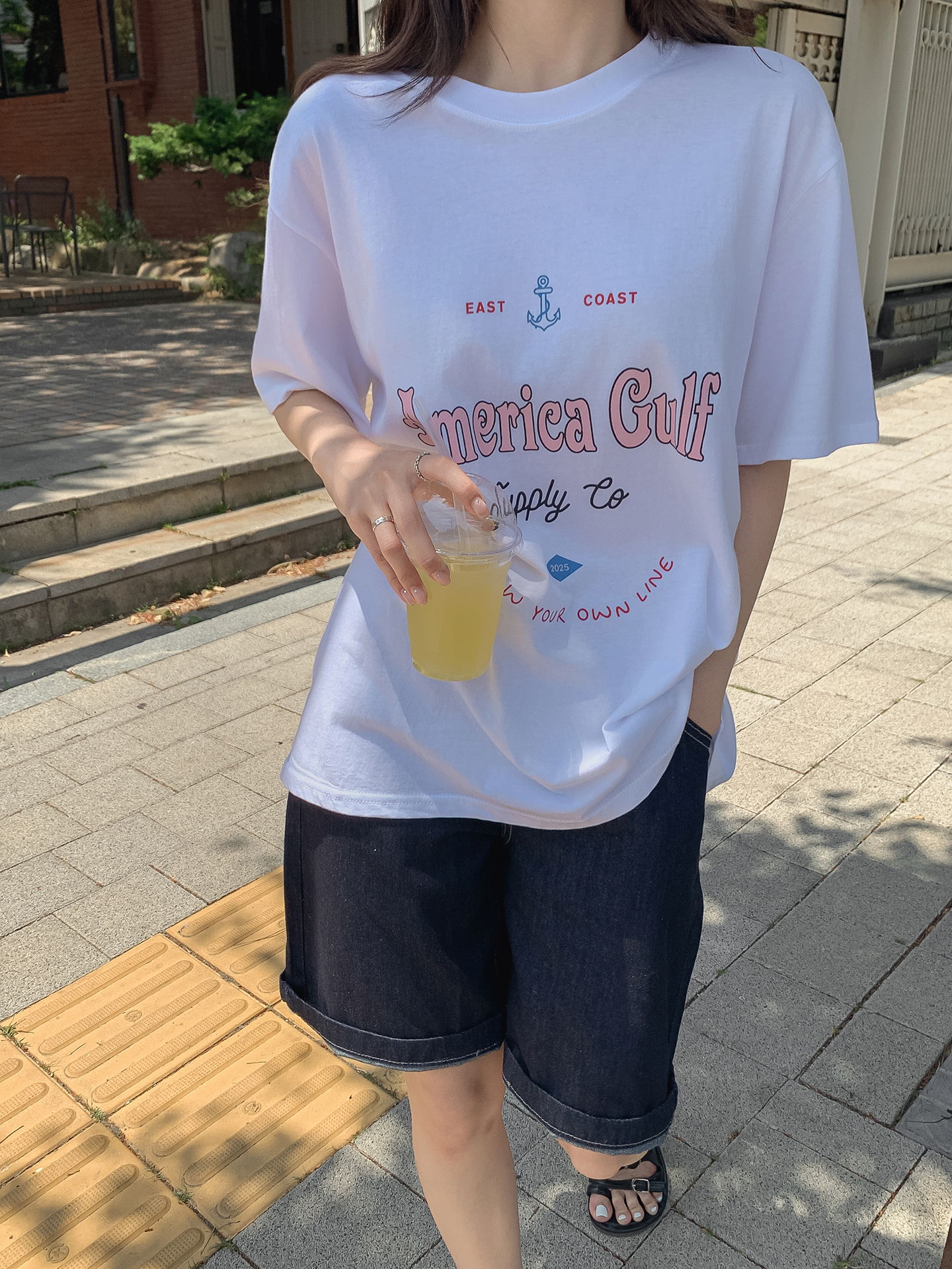 ラウンドネック半袖プリントTシャツ | 詳細画像8