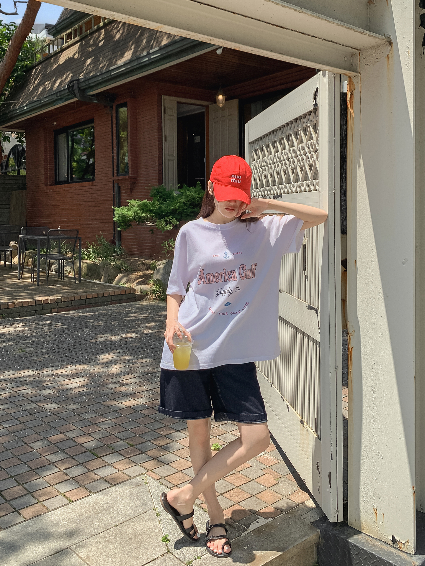 ラウンドネック半袖プリントTシャツ | 詳細画像9