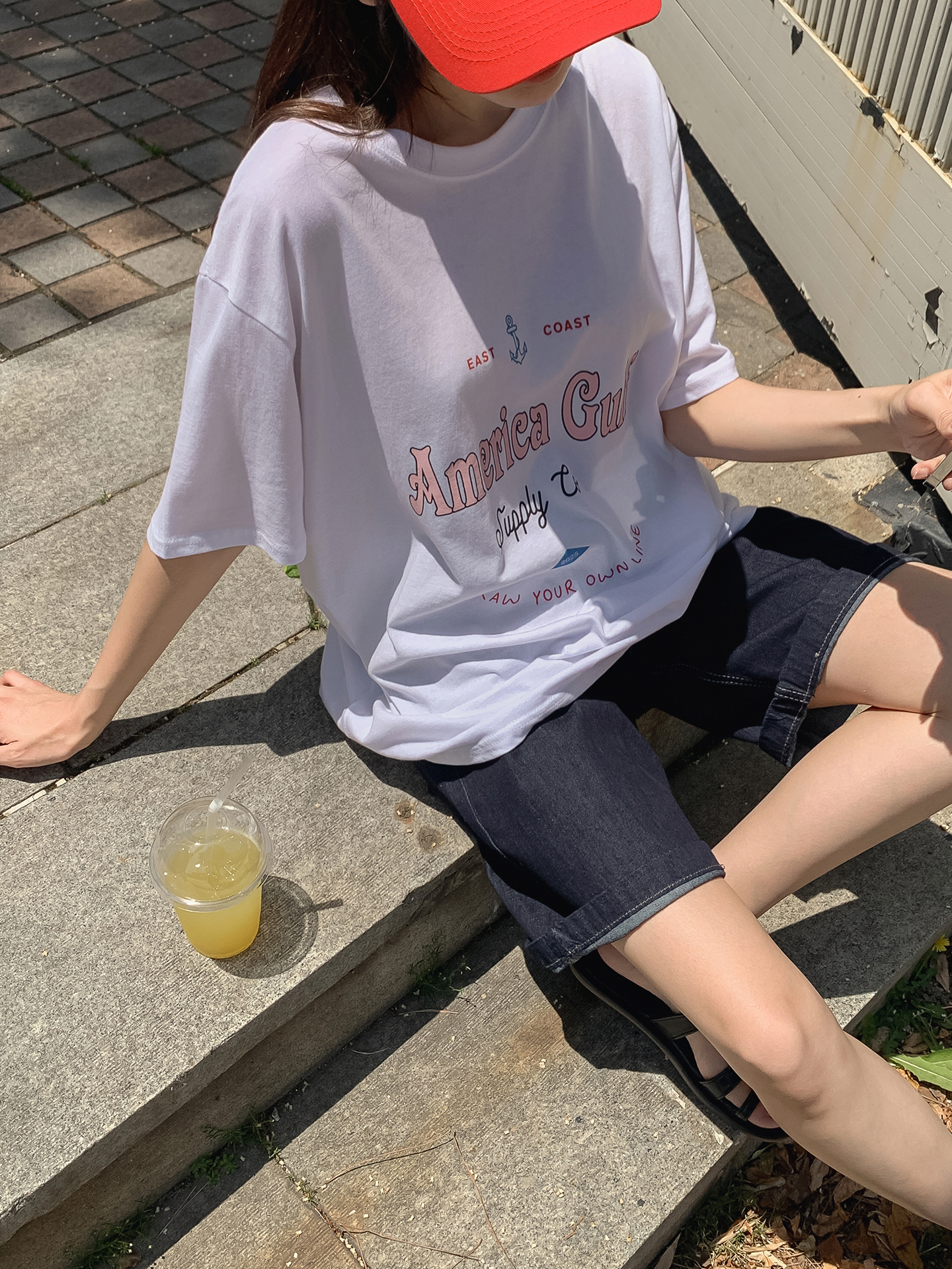 ラウンドネック半袖プリントTシャツ | 詳細画像11