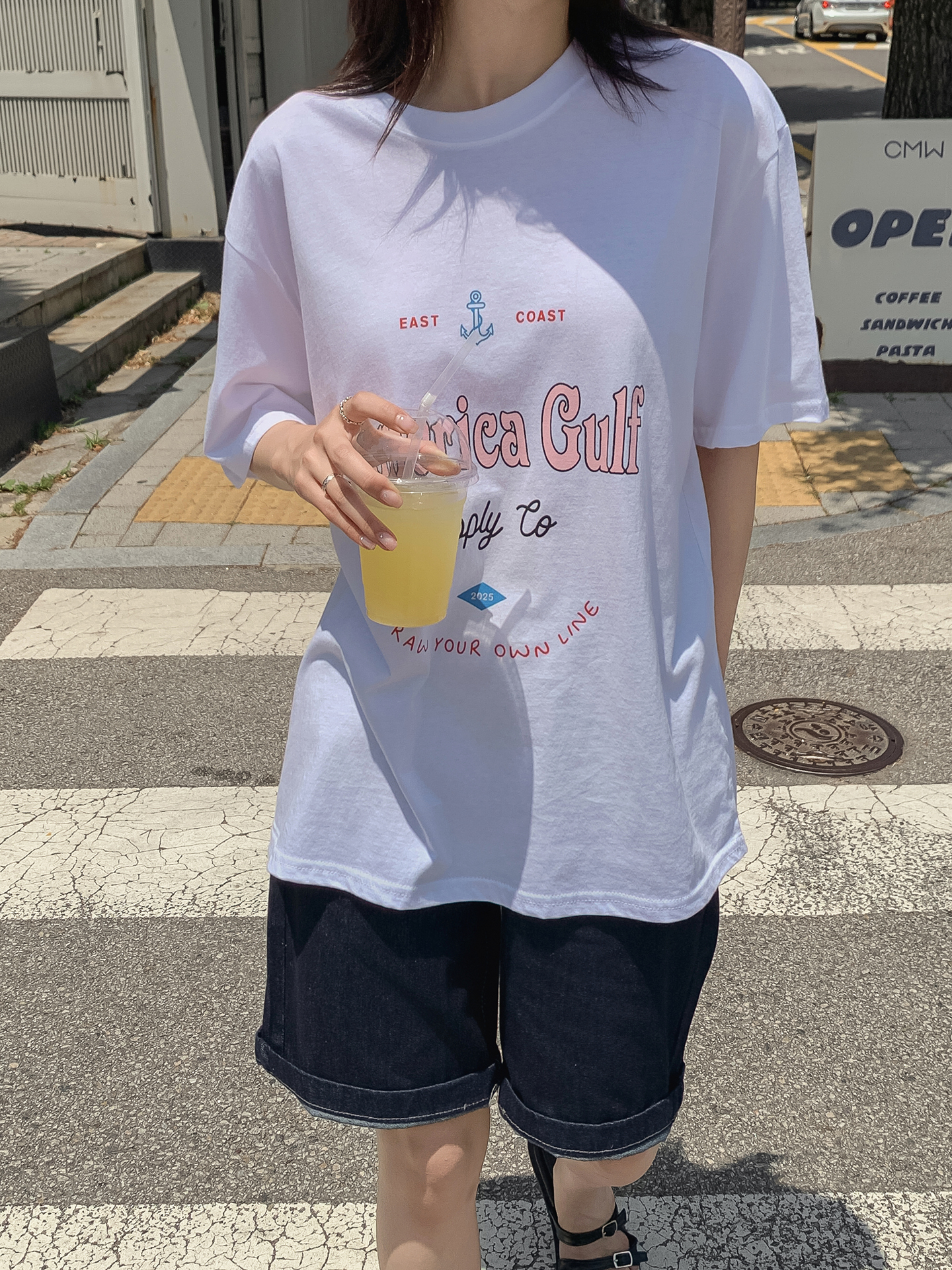 ラウンドネック半袖プリントTシャツ | 詳細画像14