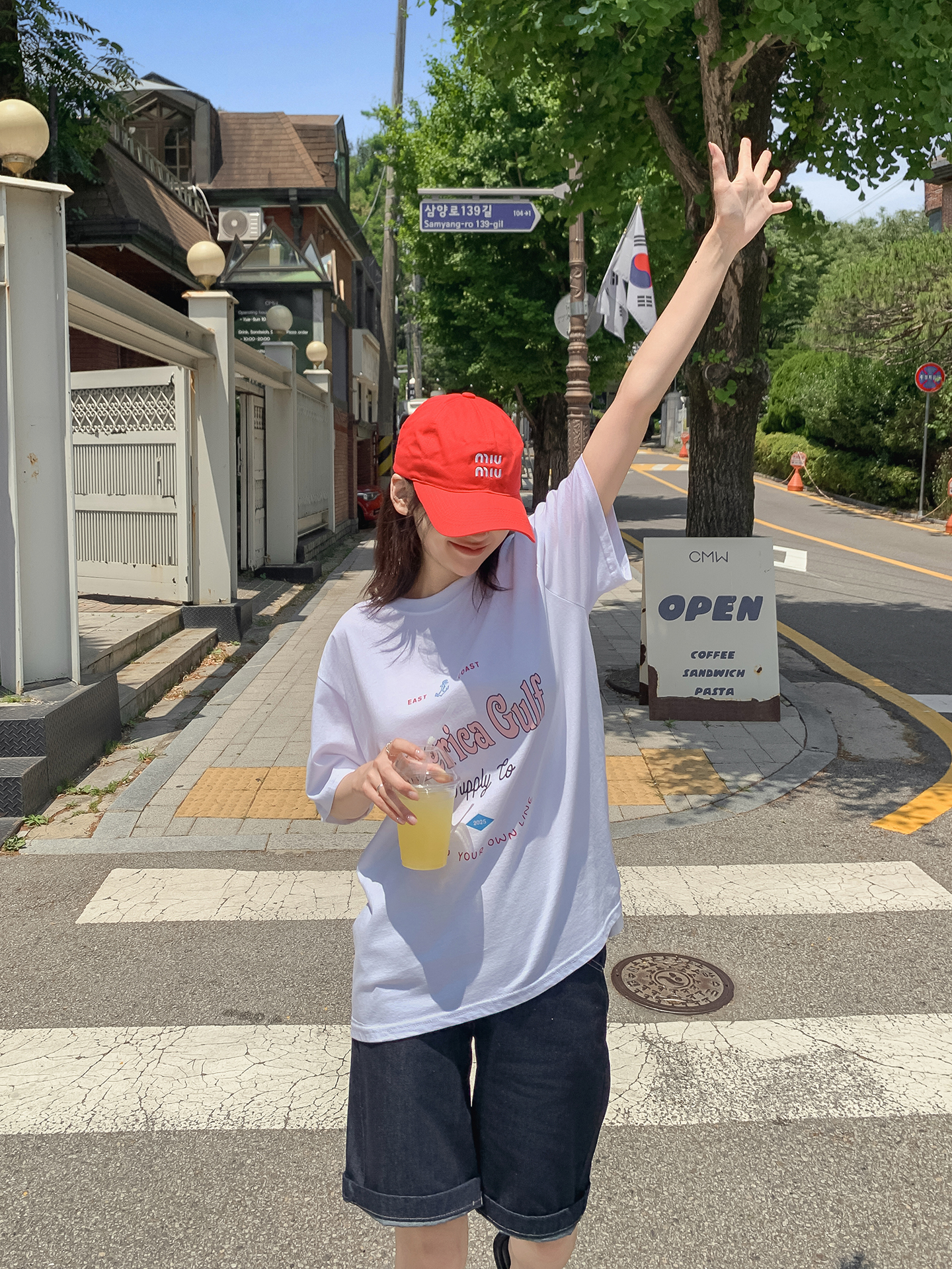 ラウンドネック半袖プリントTシャツ | 詳細画像15