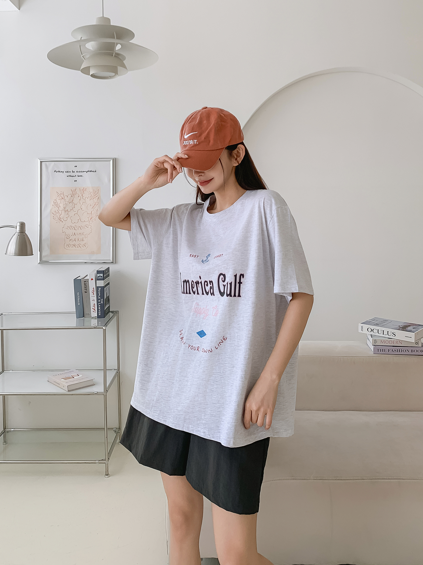 ラウンドネック半袖プリントTシャツ | 詳細画像16