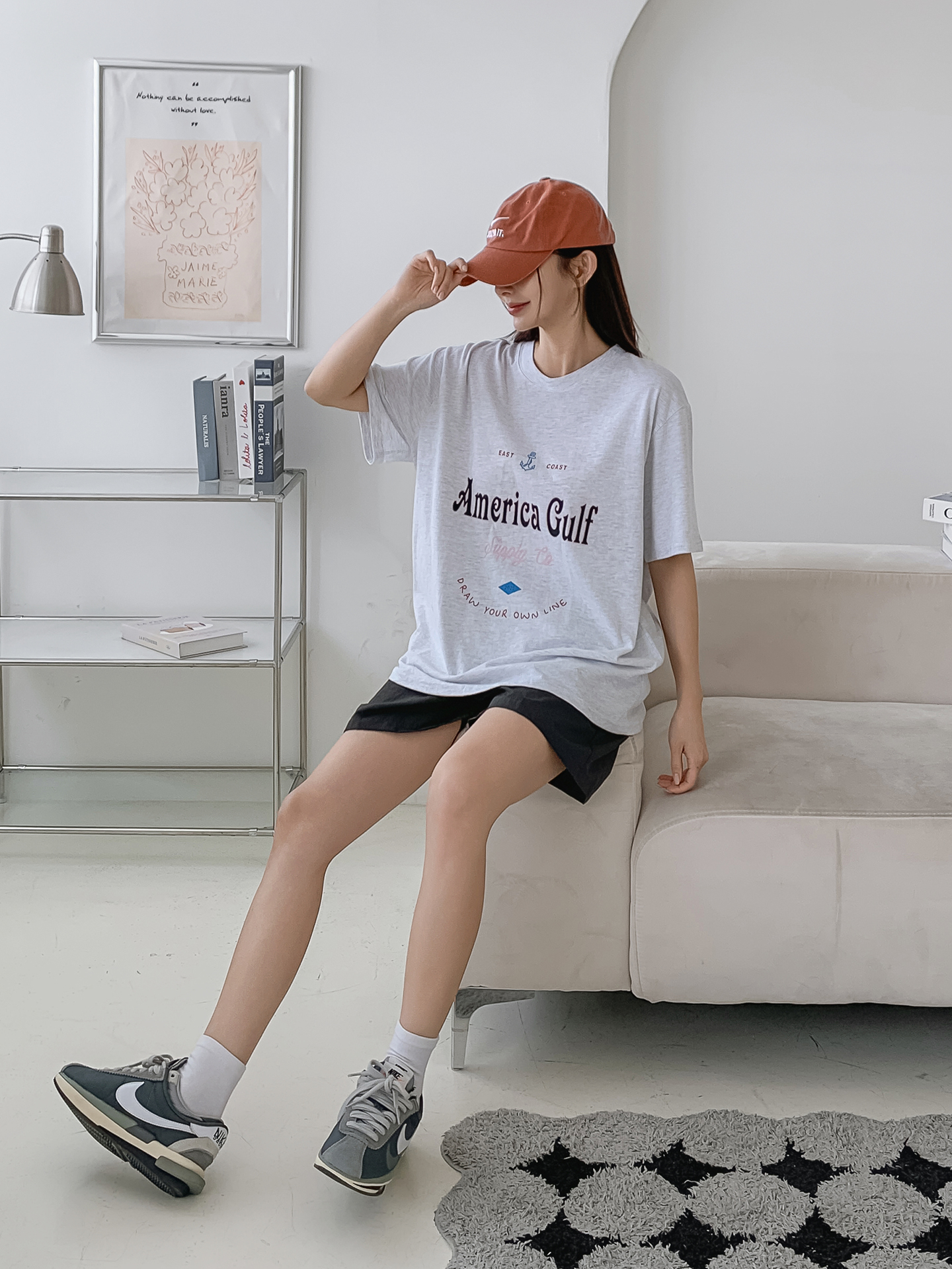 ラウンドネック半袖プリントTシャツ | 詳細画像22