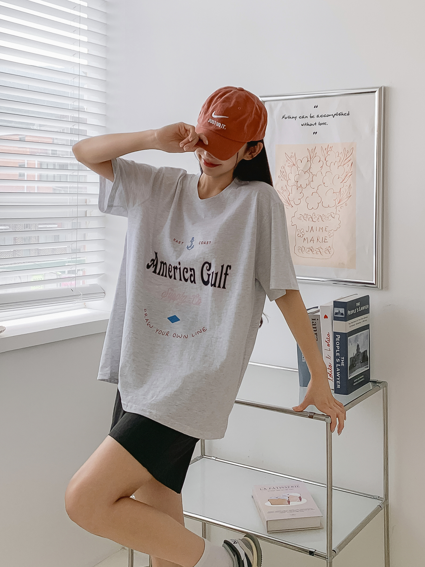 ラウンドネック半袖プリントTシャツ | 詳細画像24