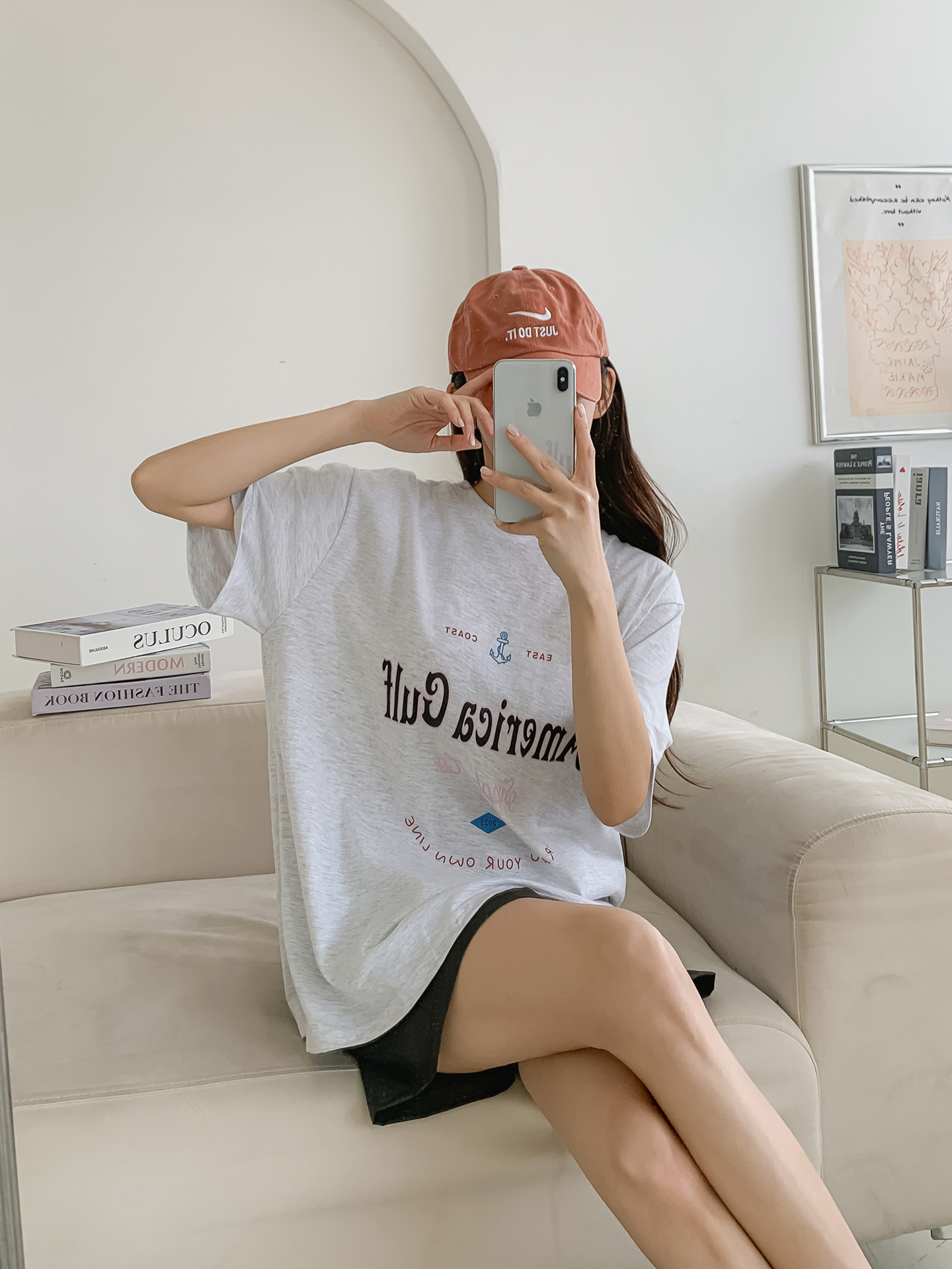 ラウンドネック半袖プリントTシャツ | 詳細画像30