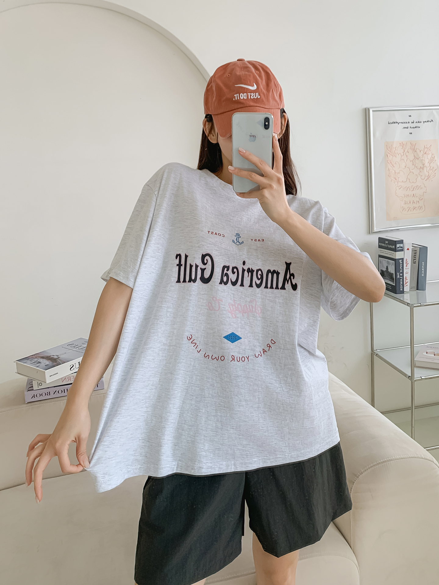 ラウンドネック半袖プリントTシャツ | 詳細画像31