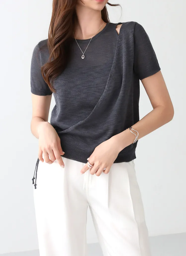 ラップSSニット | pippin | 詳細画像1