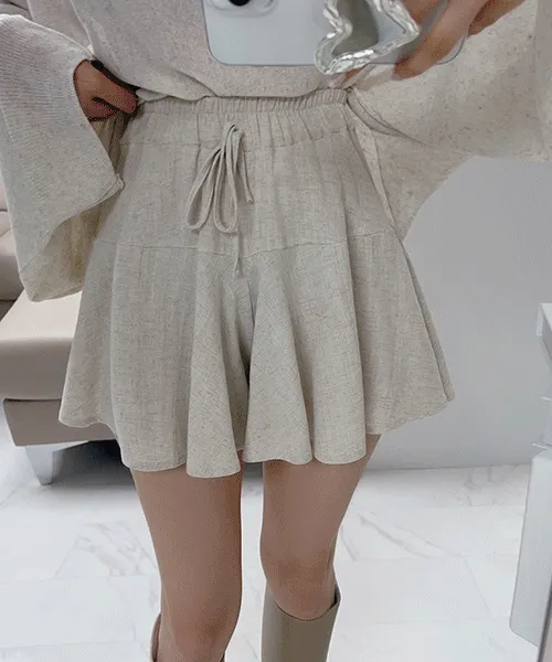 フリルウエストゴムミニスカートパンツ | darlingmoon | 詳細画像1
