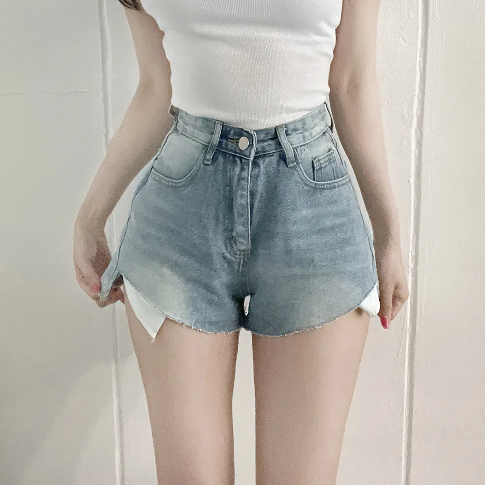 デニムショートAラインデニムパンツショートパンツ | yenangnang | 詳細画像1