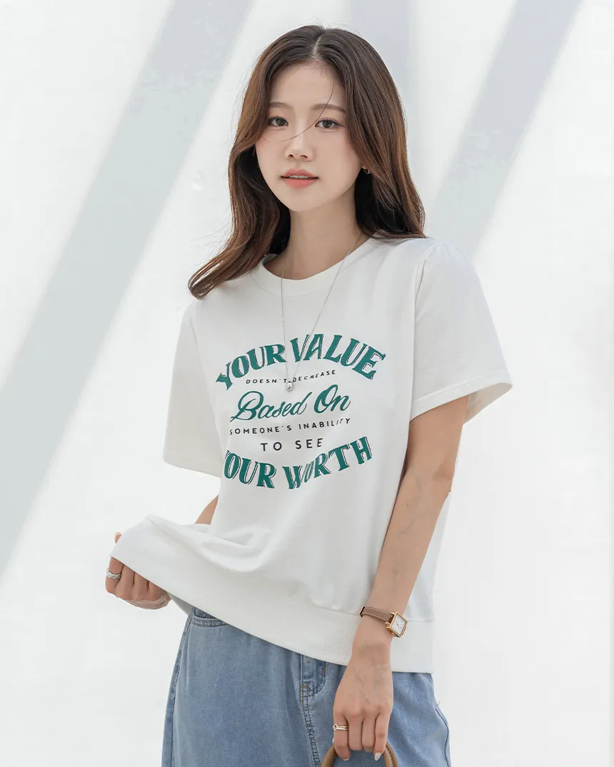 ラウンドネック半袖プリントTシャツ | MONO AT.D | 詳細画像1