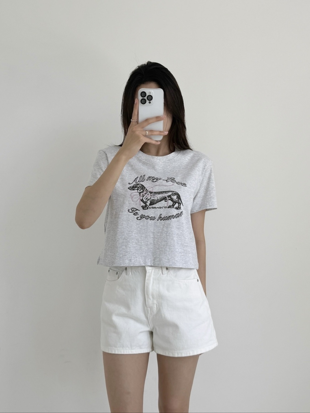 クロップドプリントTシャツ | 詳細画像2