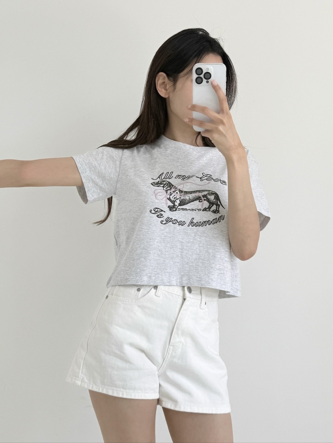 クロップドプリントTシャツ | 詳細画像5