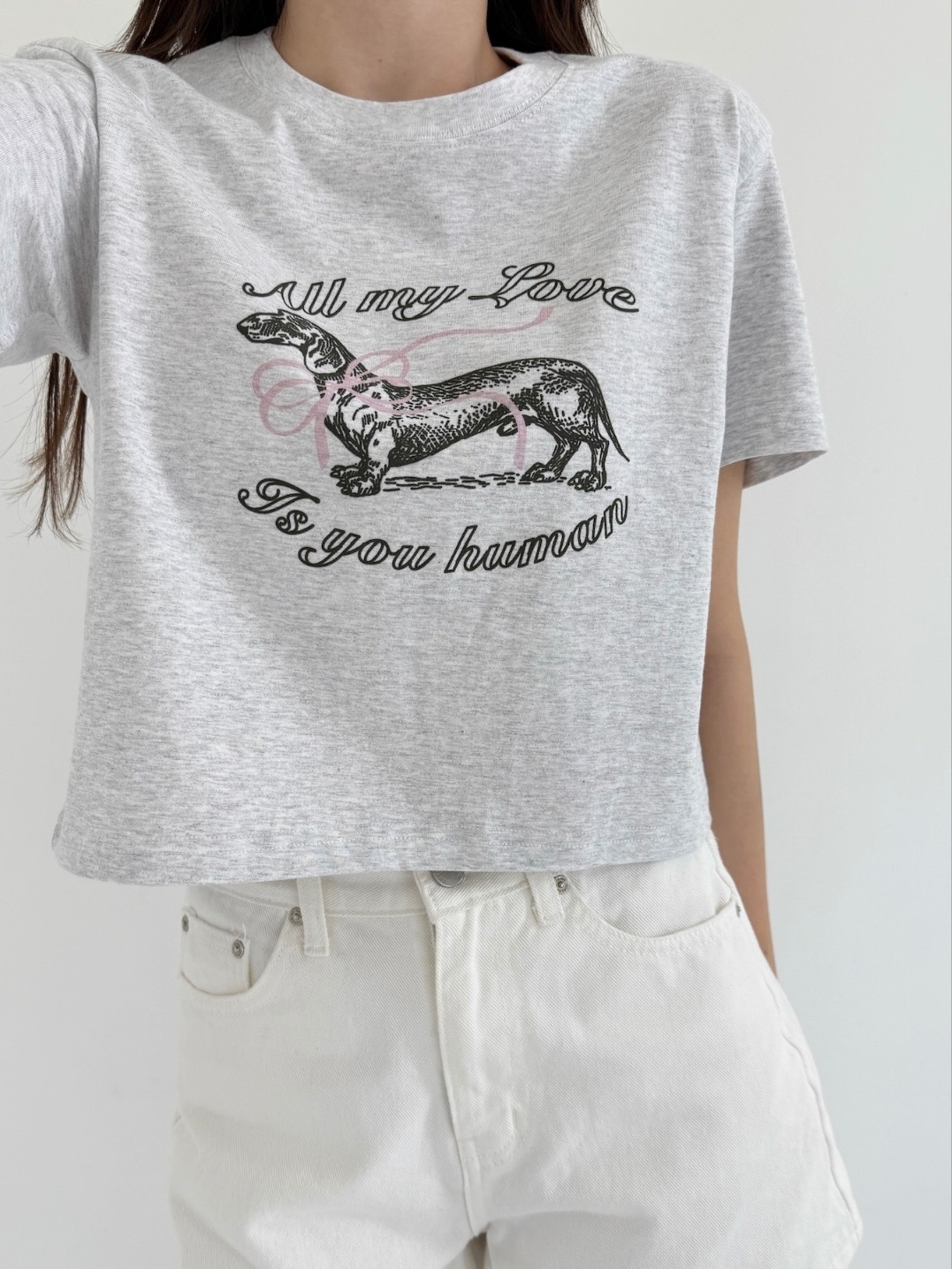 クロップドプリントTシャツ | 詳細画像7