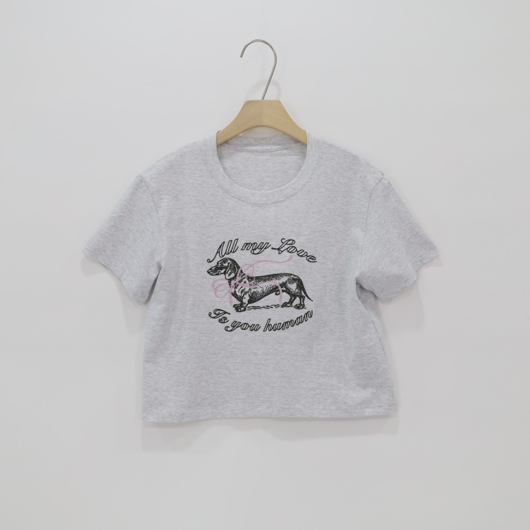 クロップドプリントTシャツ | 詳細画像9