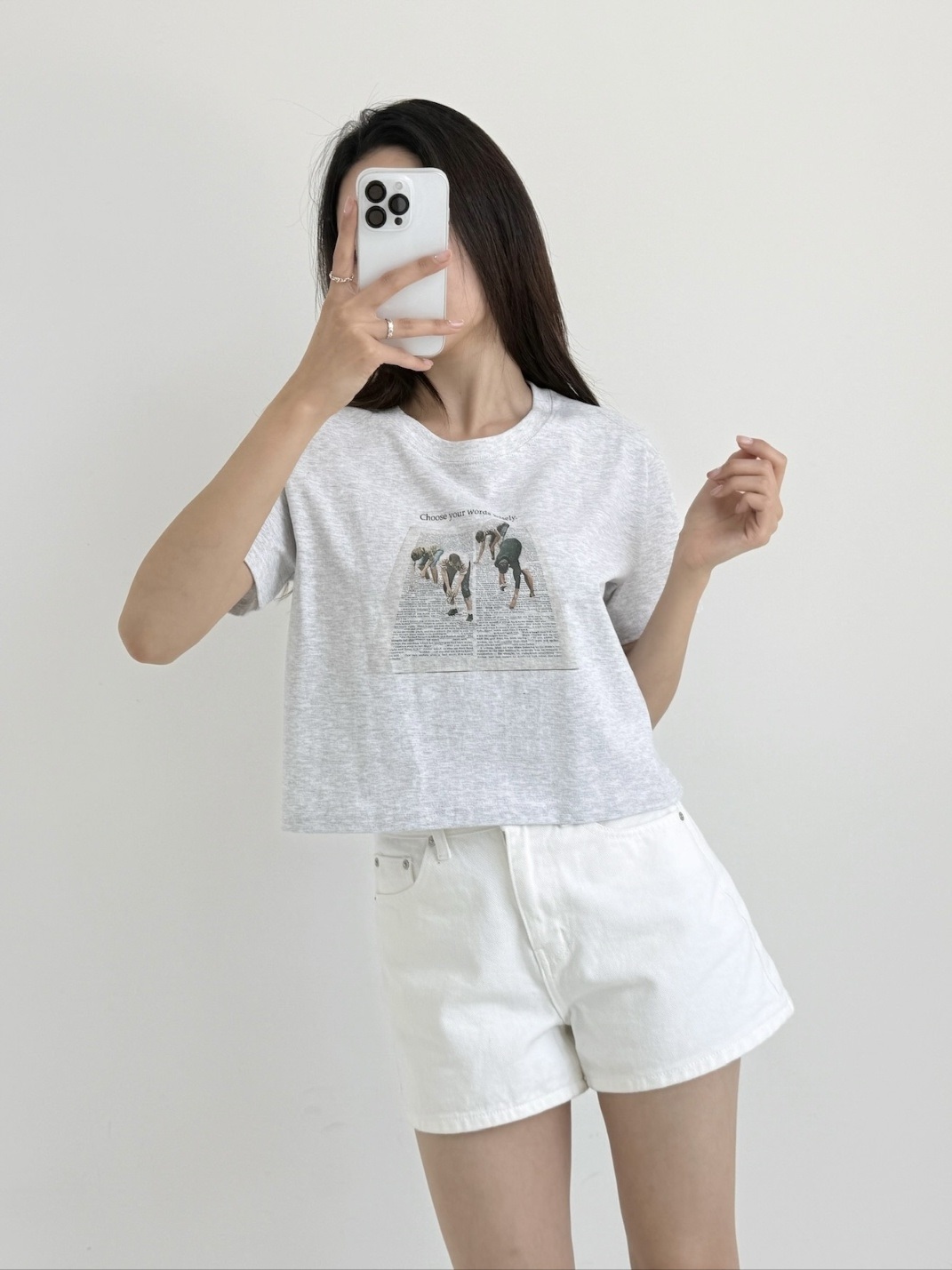 クロップドプリントTシャツ | 詳細画像7