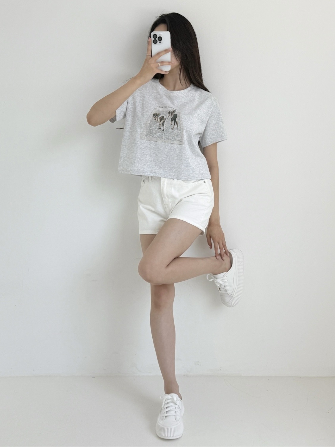 クロップドプリントTシャツ | 詳細画像8