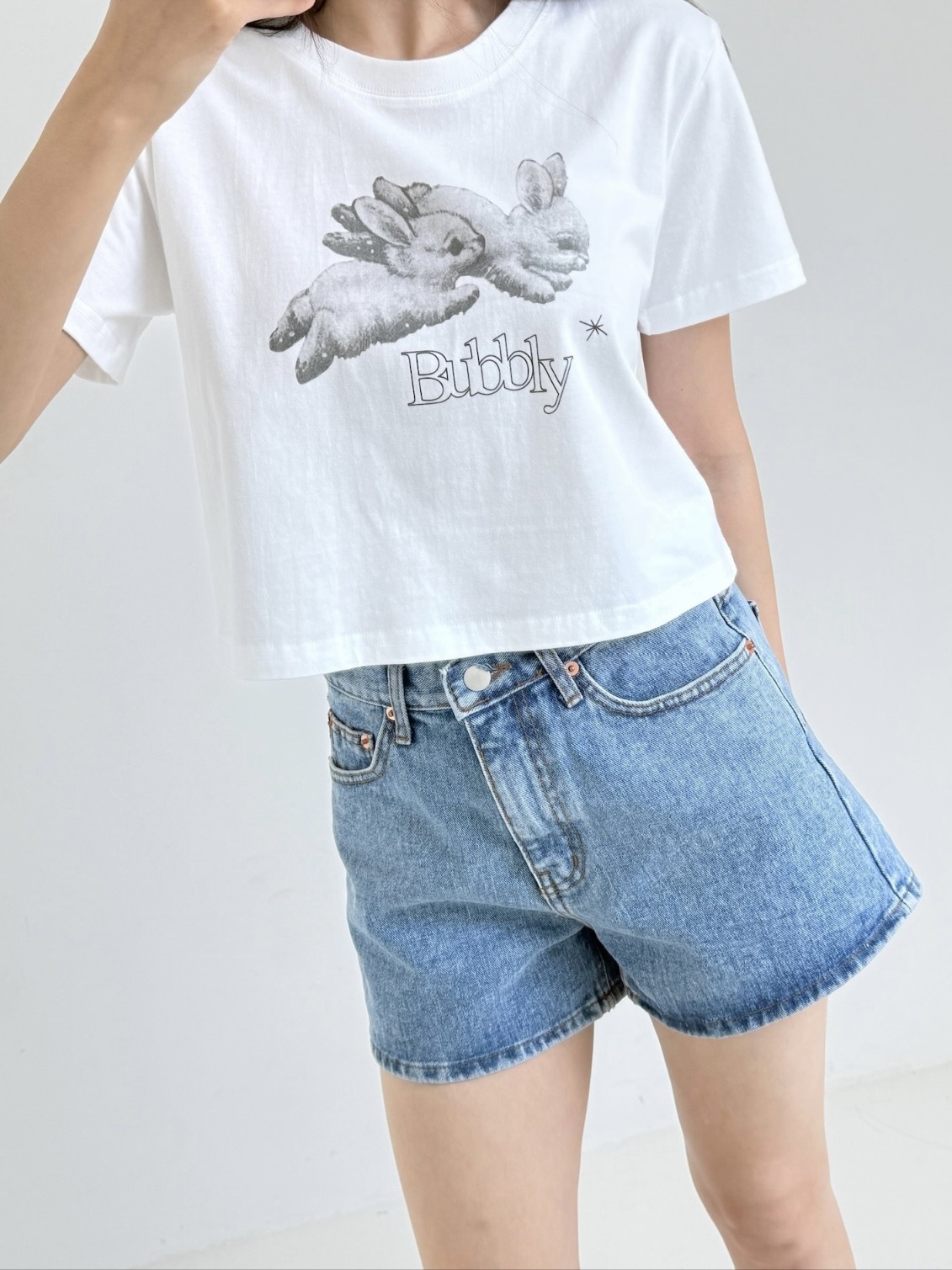 クロップドプリントTシャツ | 詳細画像4