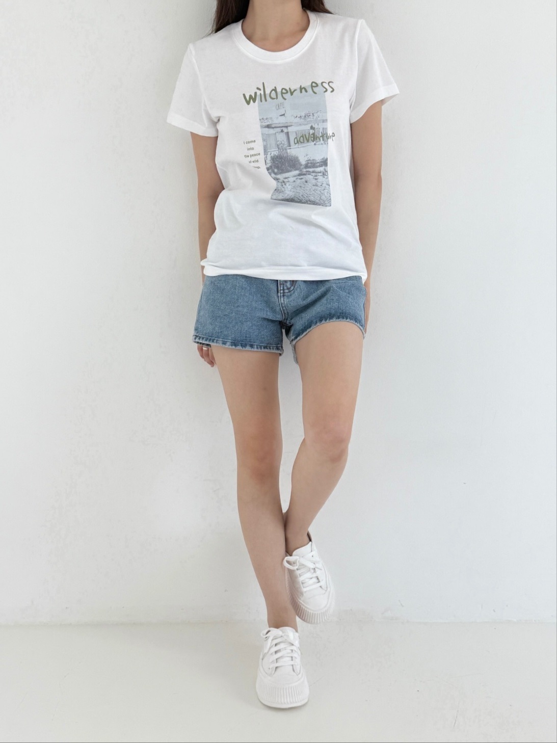 ラウンドネックプリントTシャツ | 詳細画像7