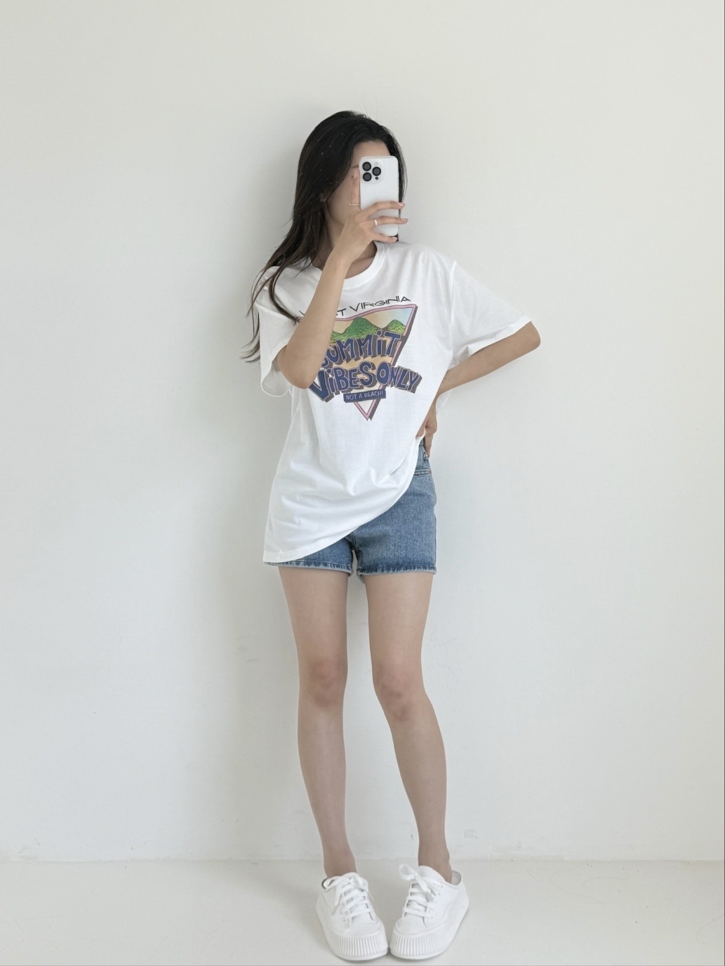 ラウンドネックボクシープリントTシャツ | 詳細画像7