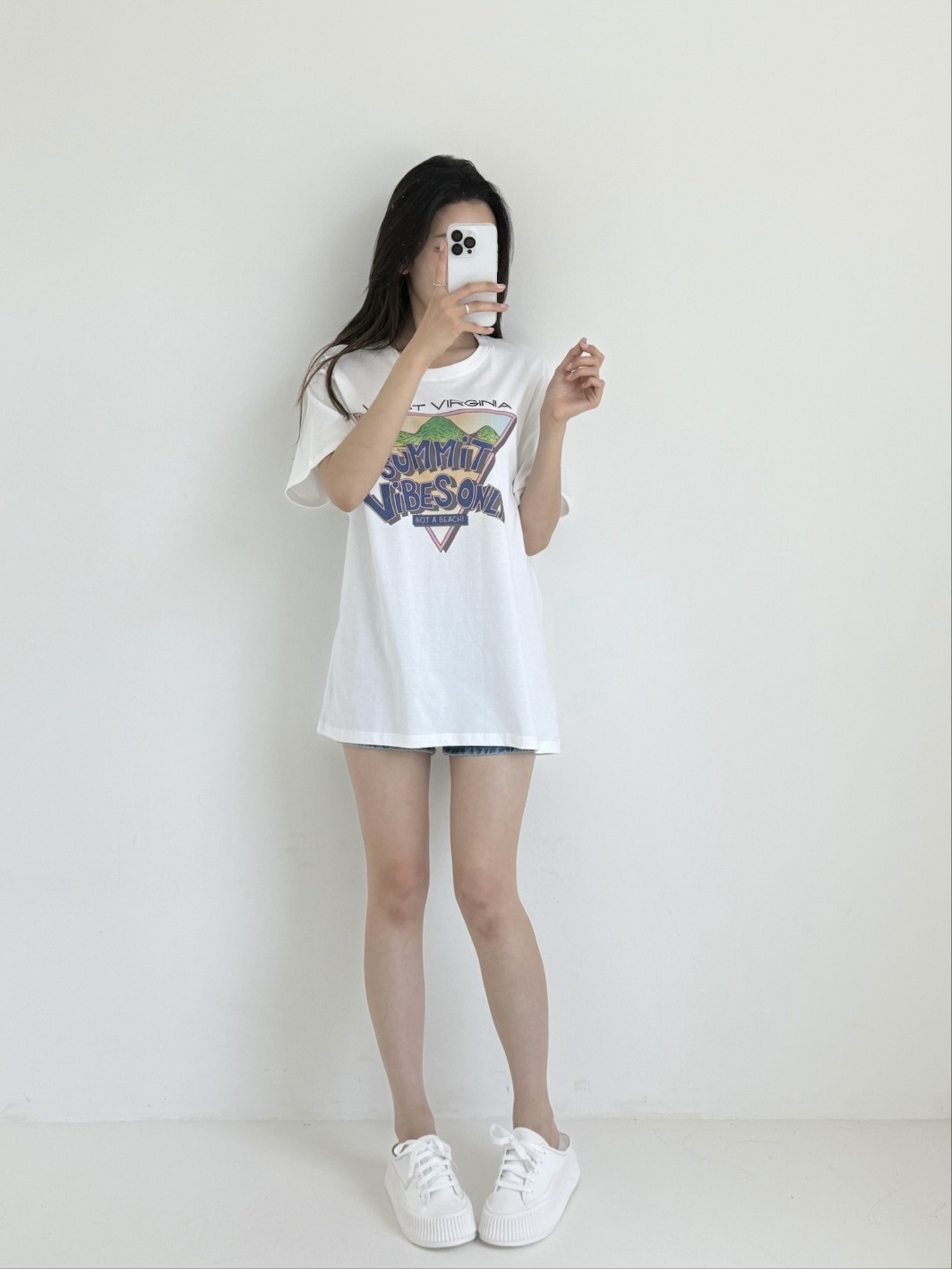 ラウンドネックボクシープリントTシャツ | 詳細画像8