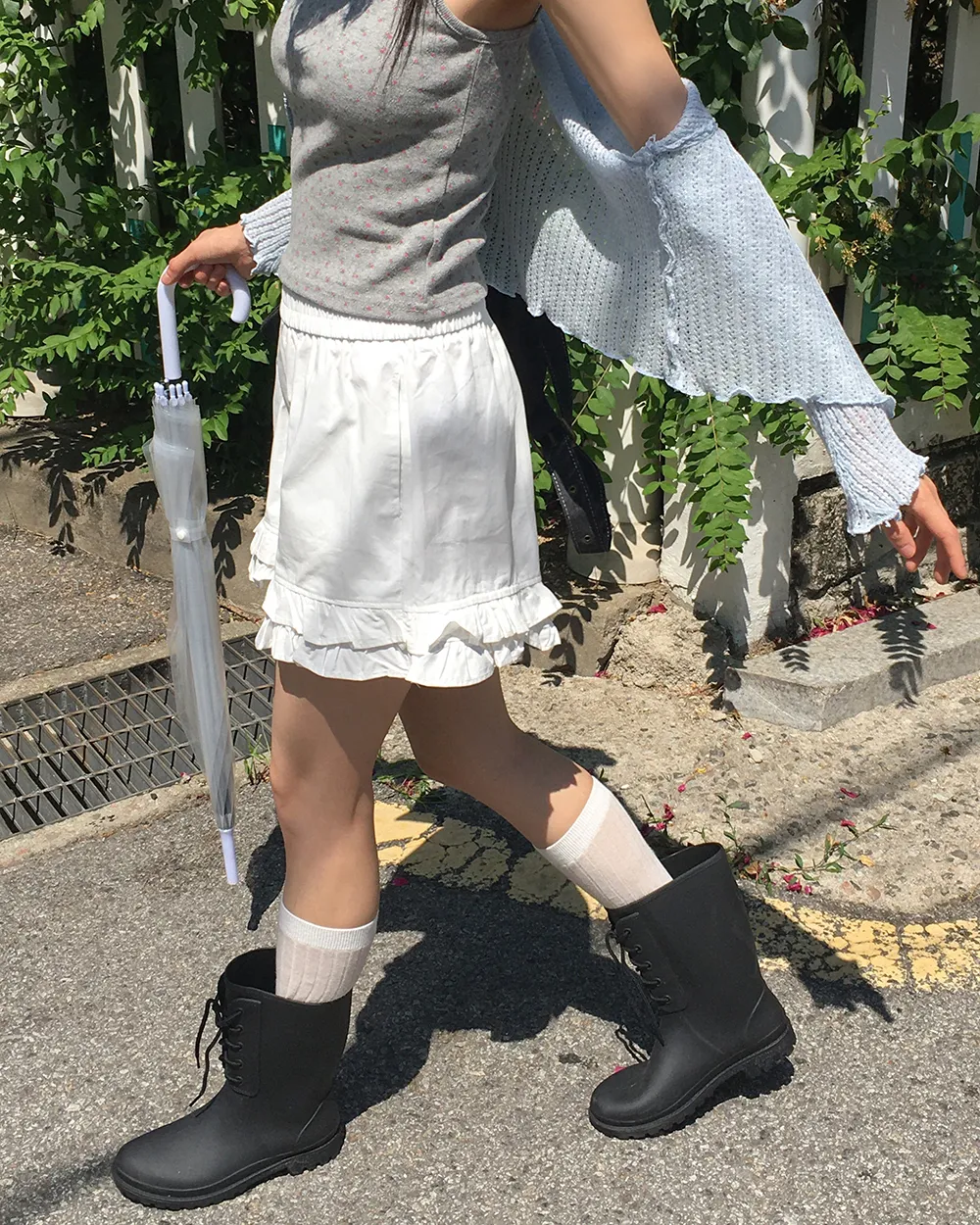 ウエストゴムフリルショートティアードショートパンツ | WONDERWONDER | 詳細画像1