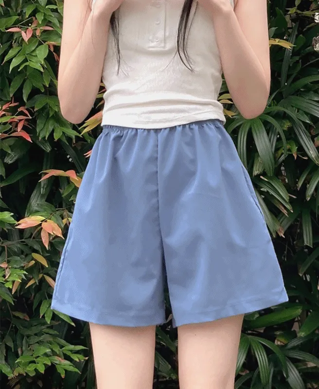 ウエストゴムカラーハーフパンツ | ROMANTICLINE | 詳細画像1