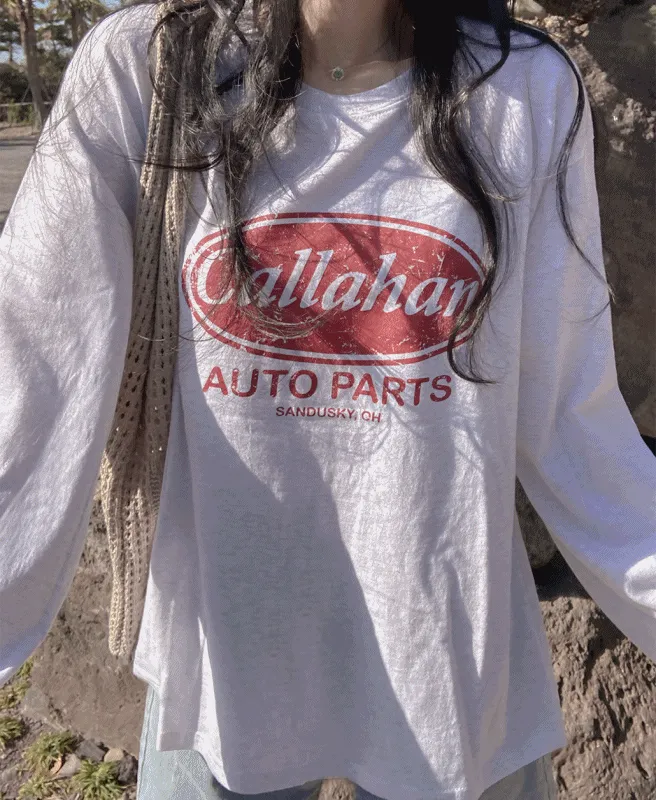 ラウンドネックルーズプリントTシャツ | ROMANTICLINE | 詳細画像1