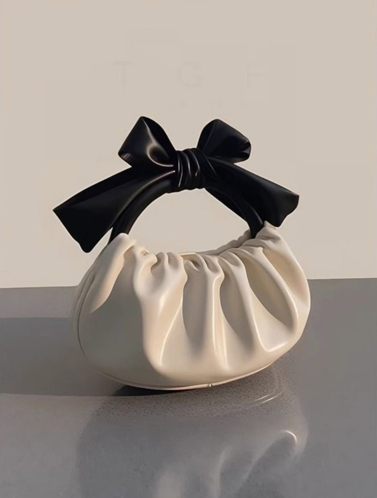 配色リボンハンドルエコレザーバッグ | 詳細画像16