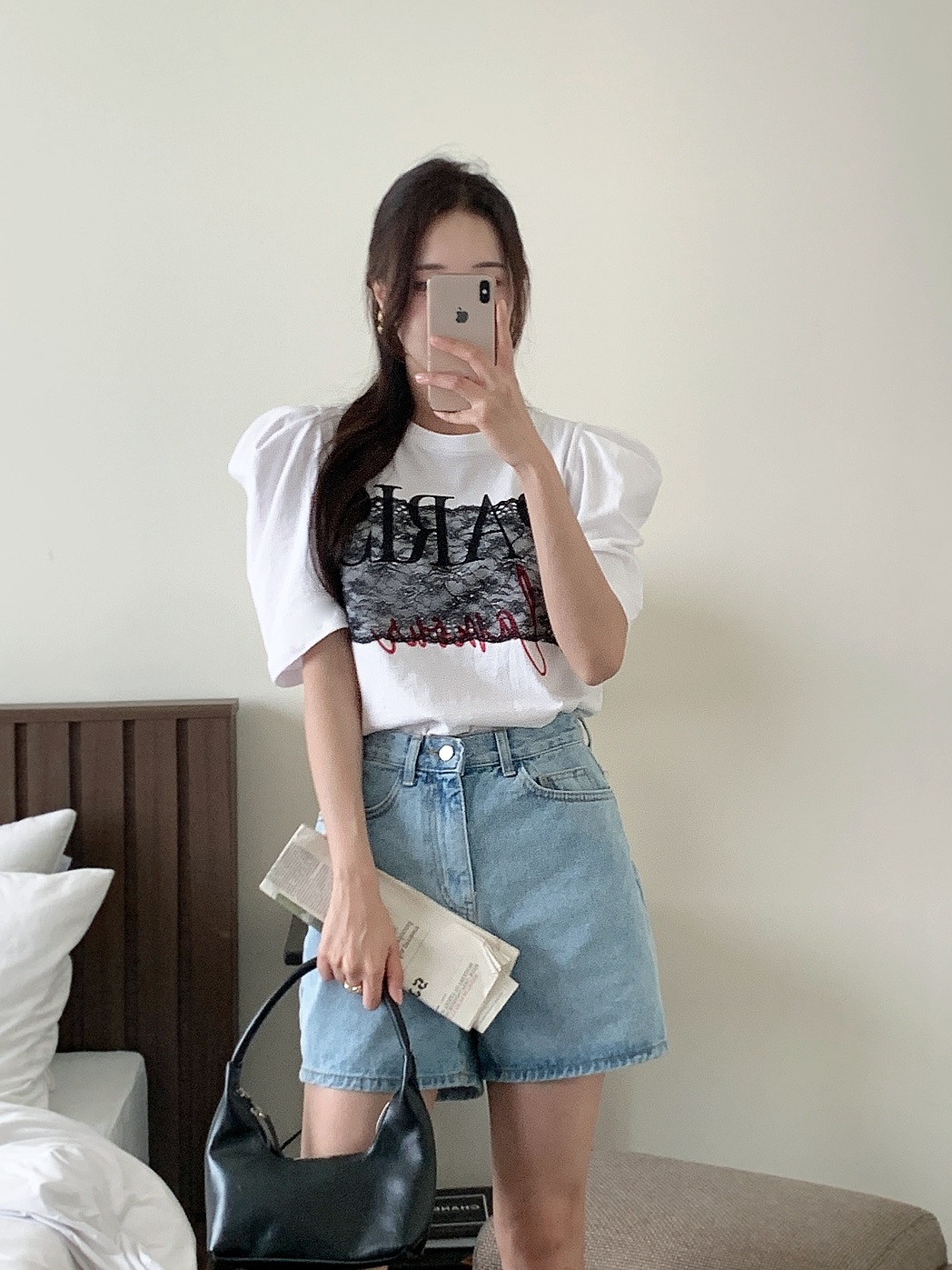 ラウンドネックロゴレースTシャツ | 詳細画像14
